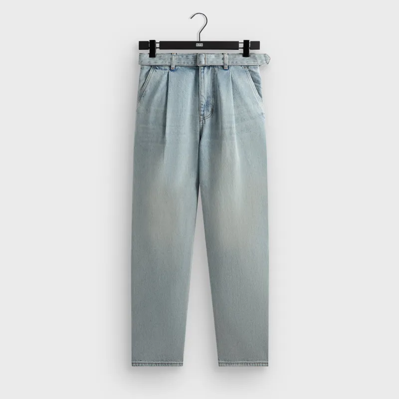 Kith Belted Jaime Denim Pant - Light Indigo sold by Kith
