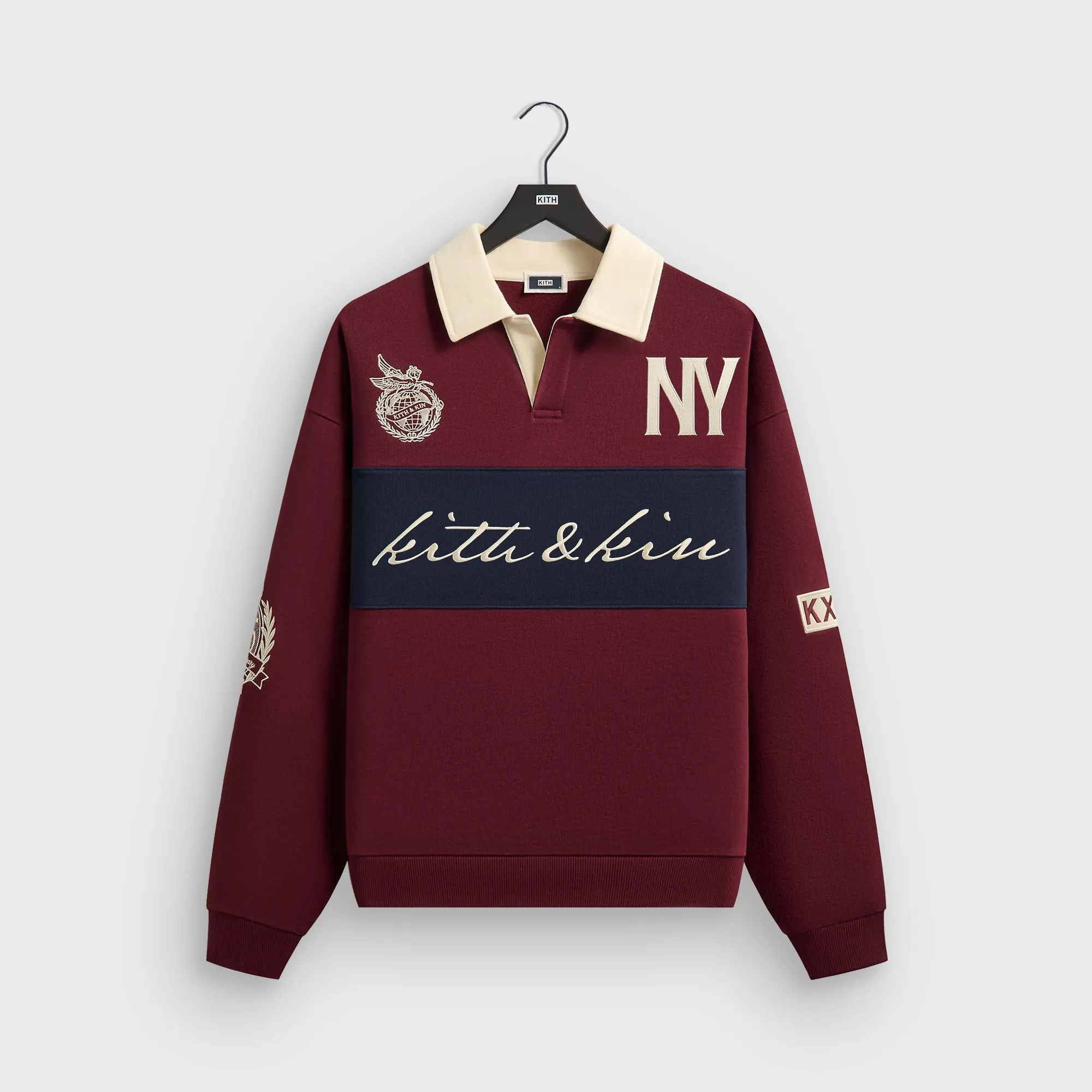 Kith Autograph Nelson Rugby Pullover - Magma sold by Kith
