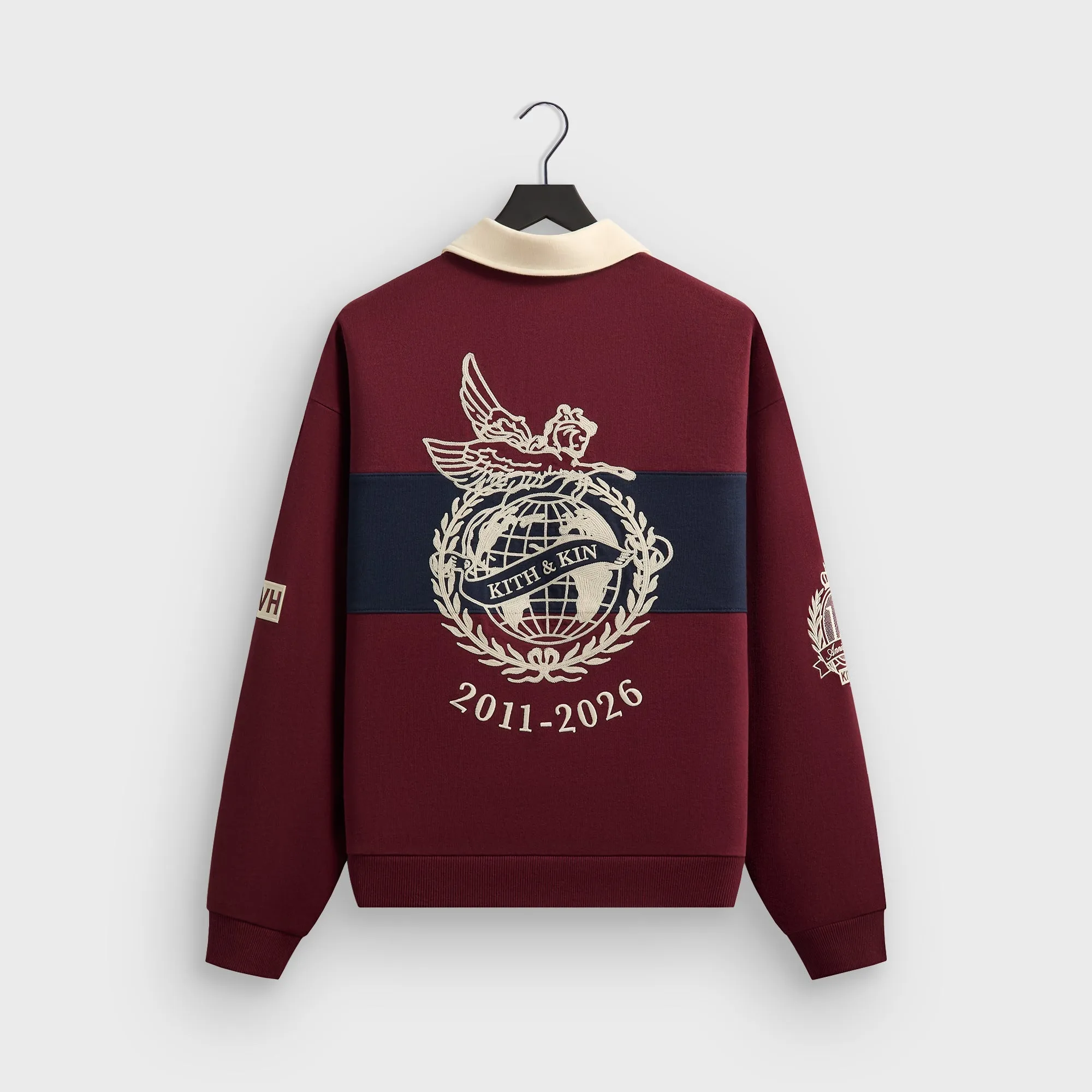 Kith Autograph Nelson Rugby Pullover - Magma sold by Kith product image thumbnail 4