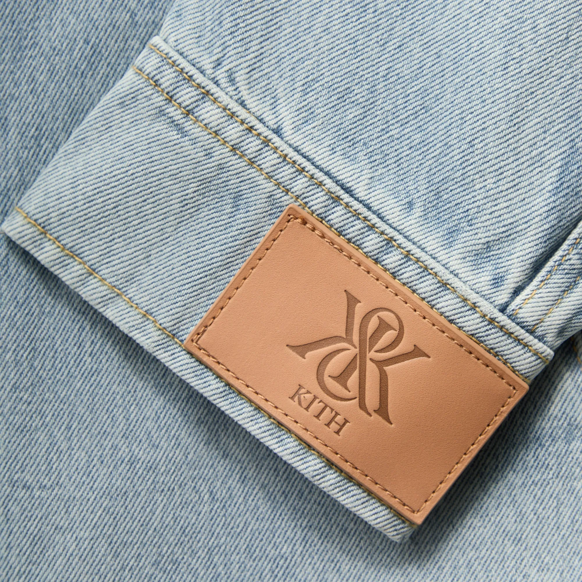 Kith Denim Efron Blouson Jacket - Light Indigo sold by Kith product image thumbnail 4