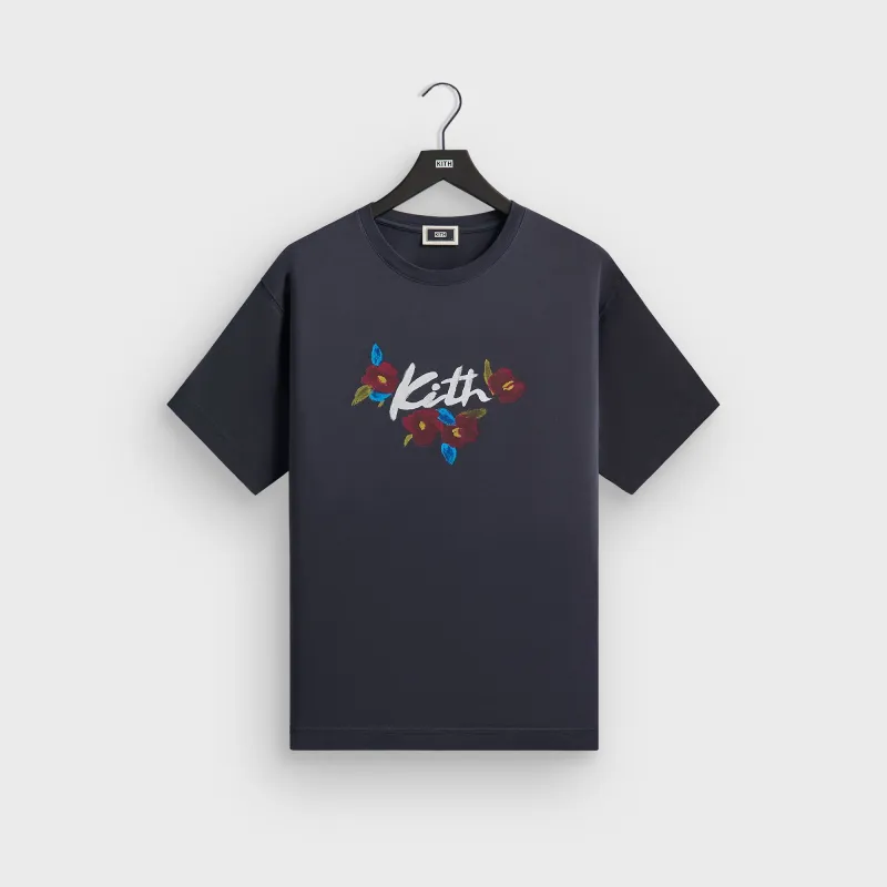 Kith Brush Vintage Boxy Alex Tee - Nocturnal sold by Kith