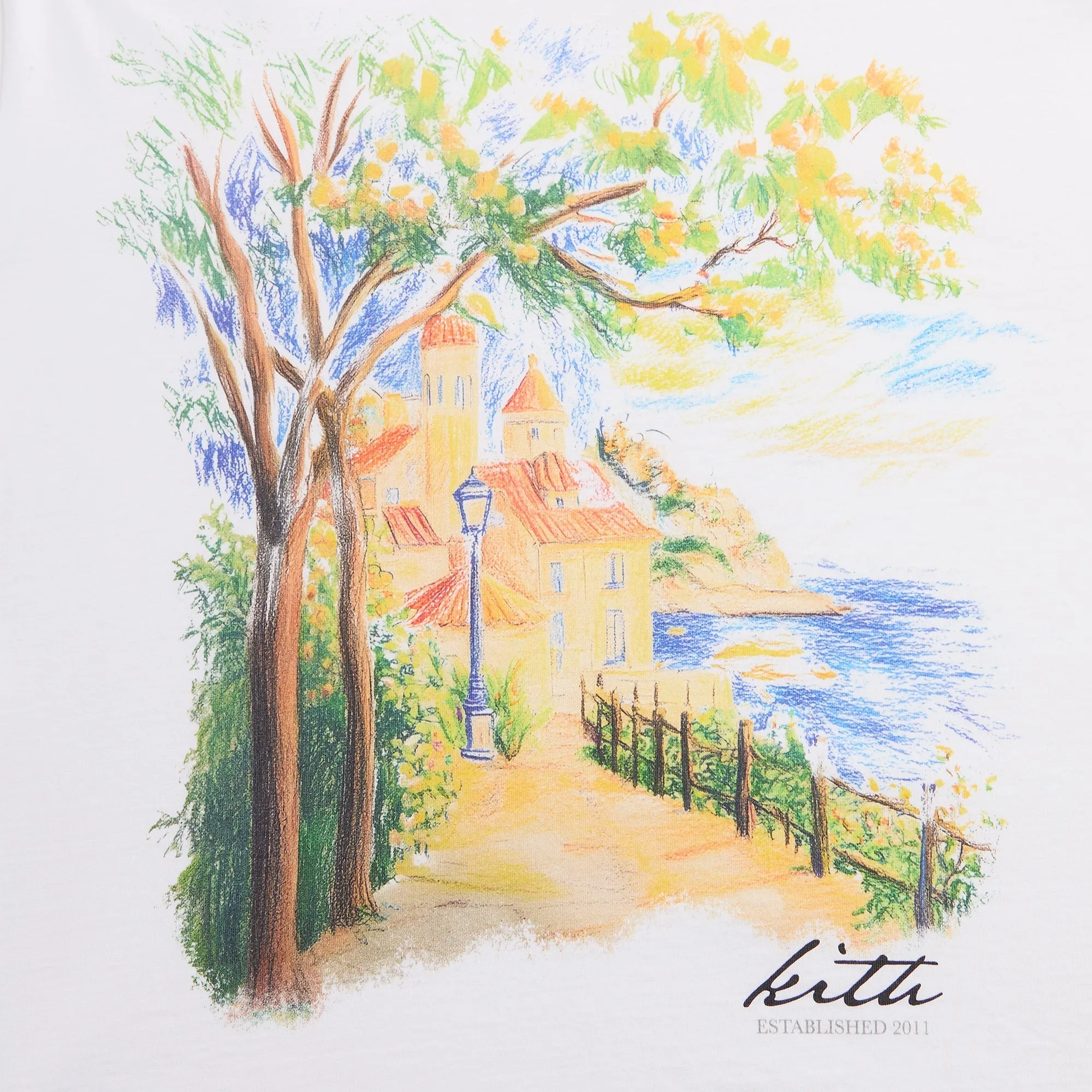 Kith Retreat Vintage Tee - White sold by Kith product image thumbnail 2