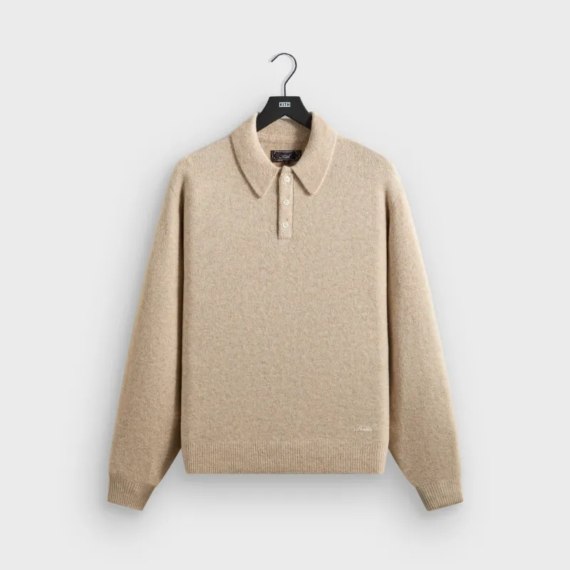 Kith Marled Harmon Rugby Pullover - Carabiner Heather sold by Kith