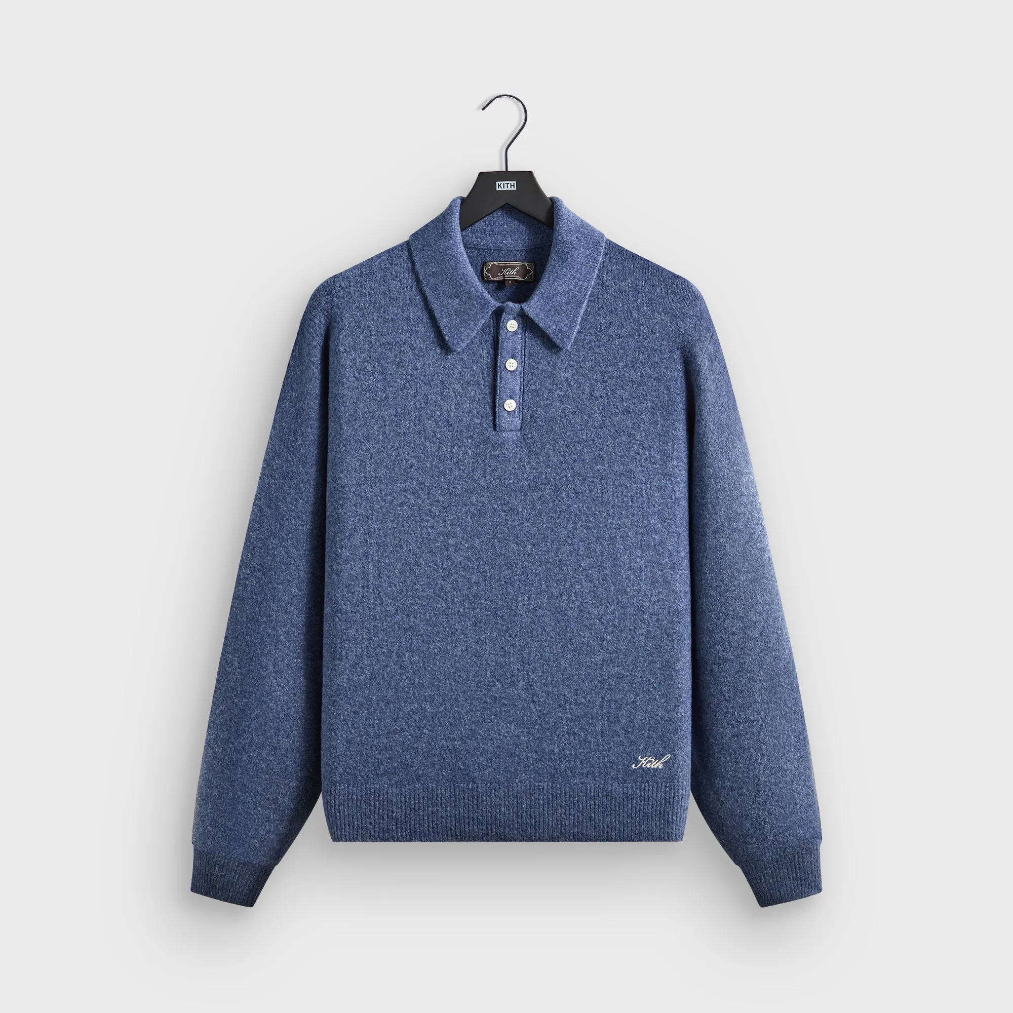 Kith Marled Harmon Rugby Pullover - Farrow sold by Kith
