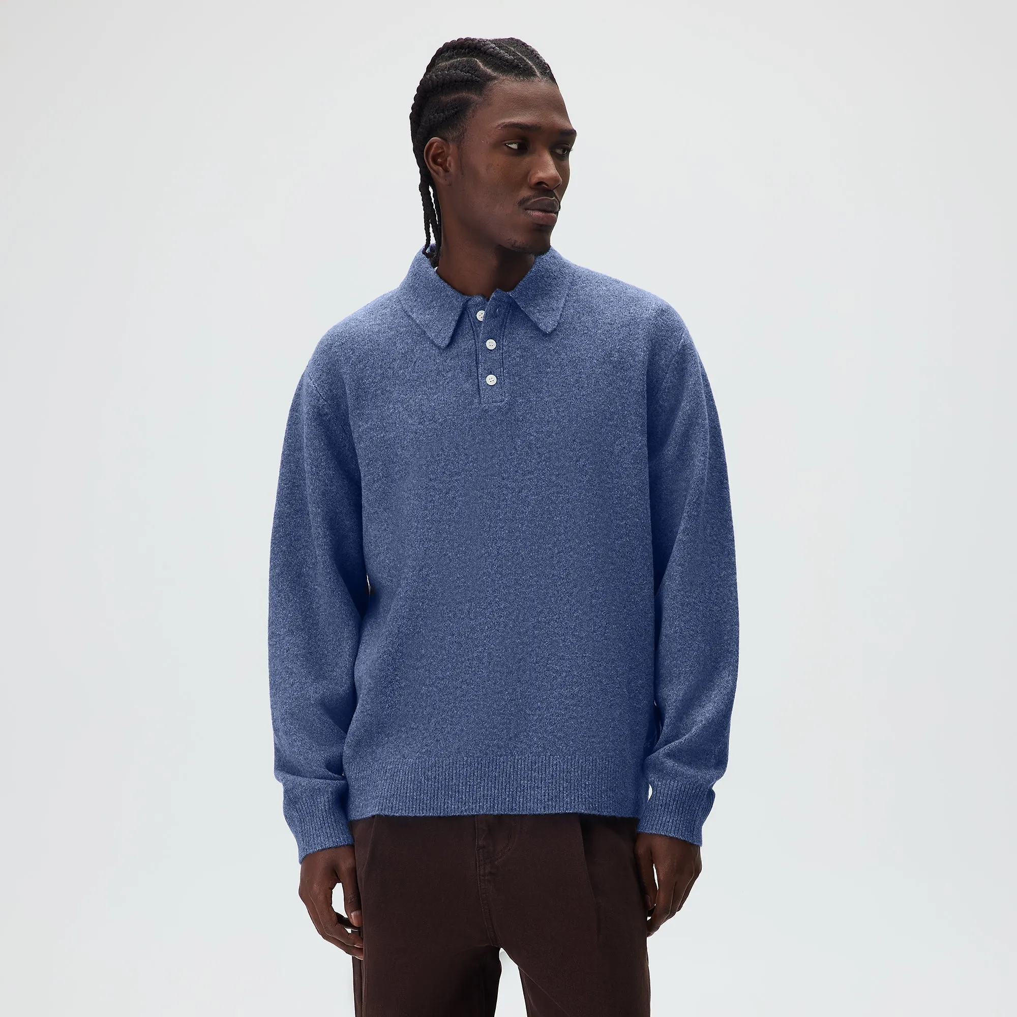 Kith Marled Harmon Rugby Pullover - Farrow sold by Kith product image thumbnail 2