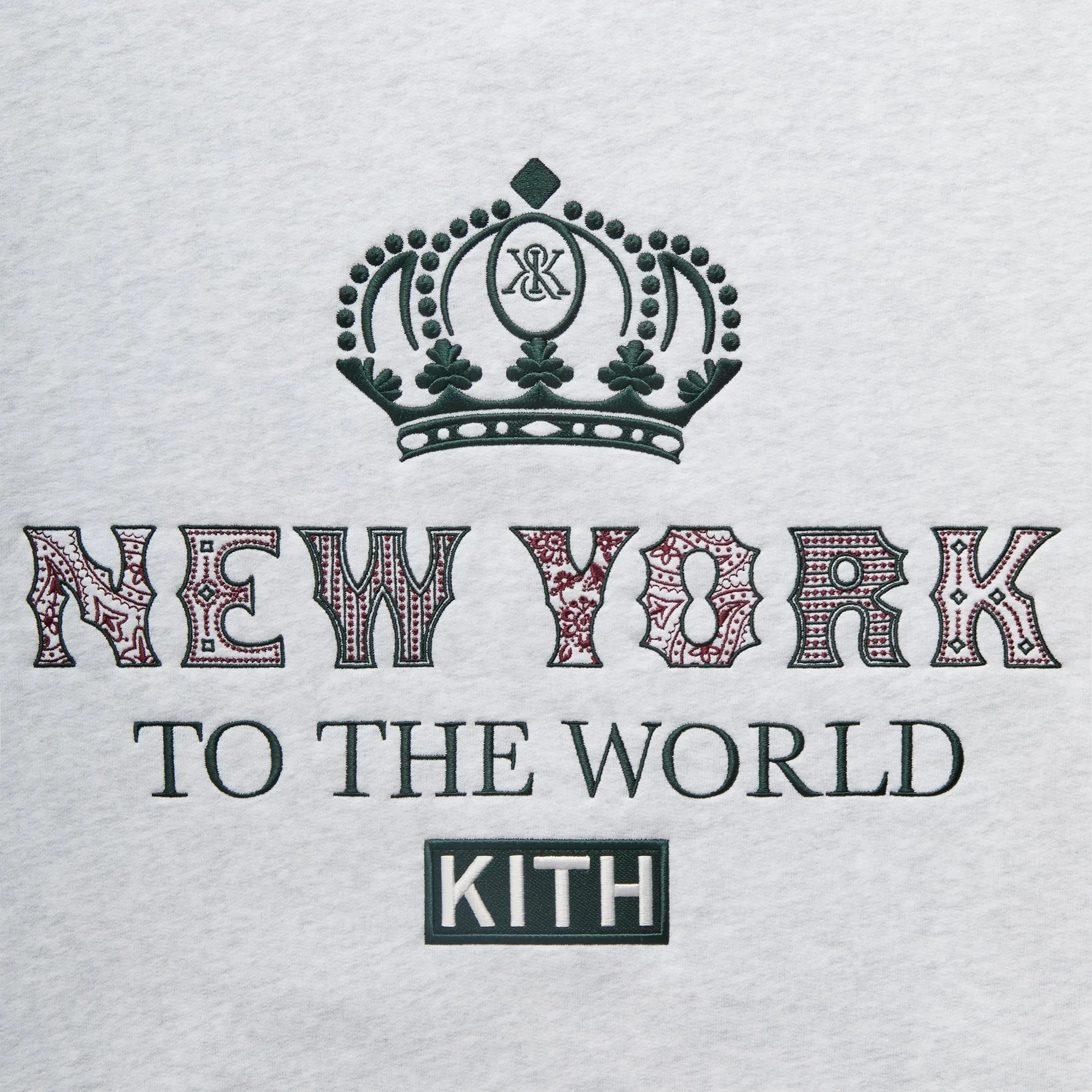 Kith Nelson Crewneck - Light Heather Grey sold by Kith product image thumbnail 2