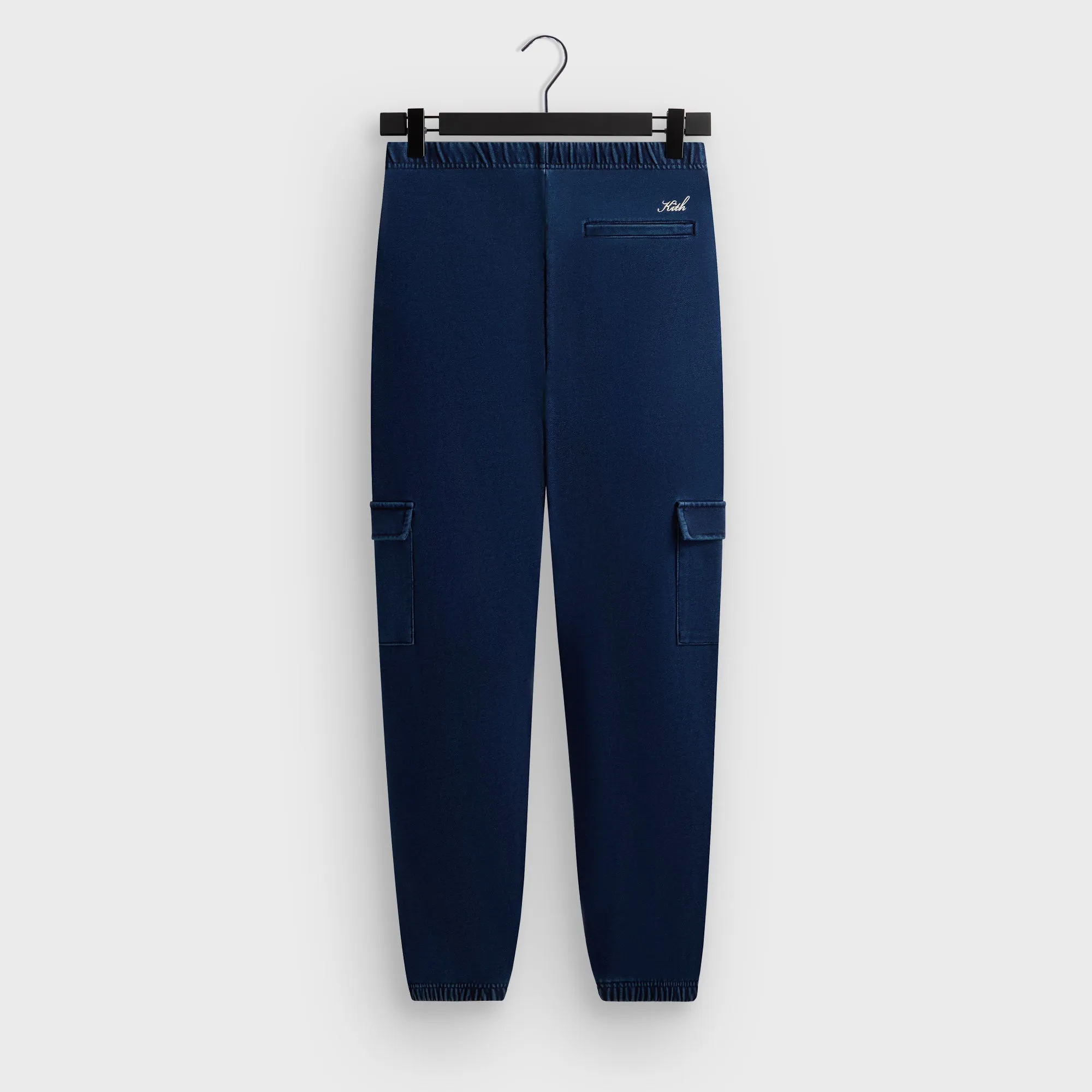 Kith Indigo Loopback Cargo Nelson Sweatpant - Dark Indigo sold by Kith product image thumbnail 3