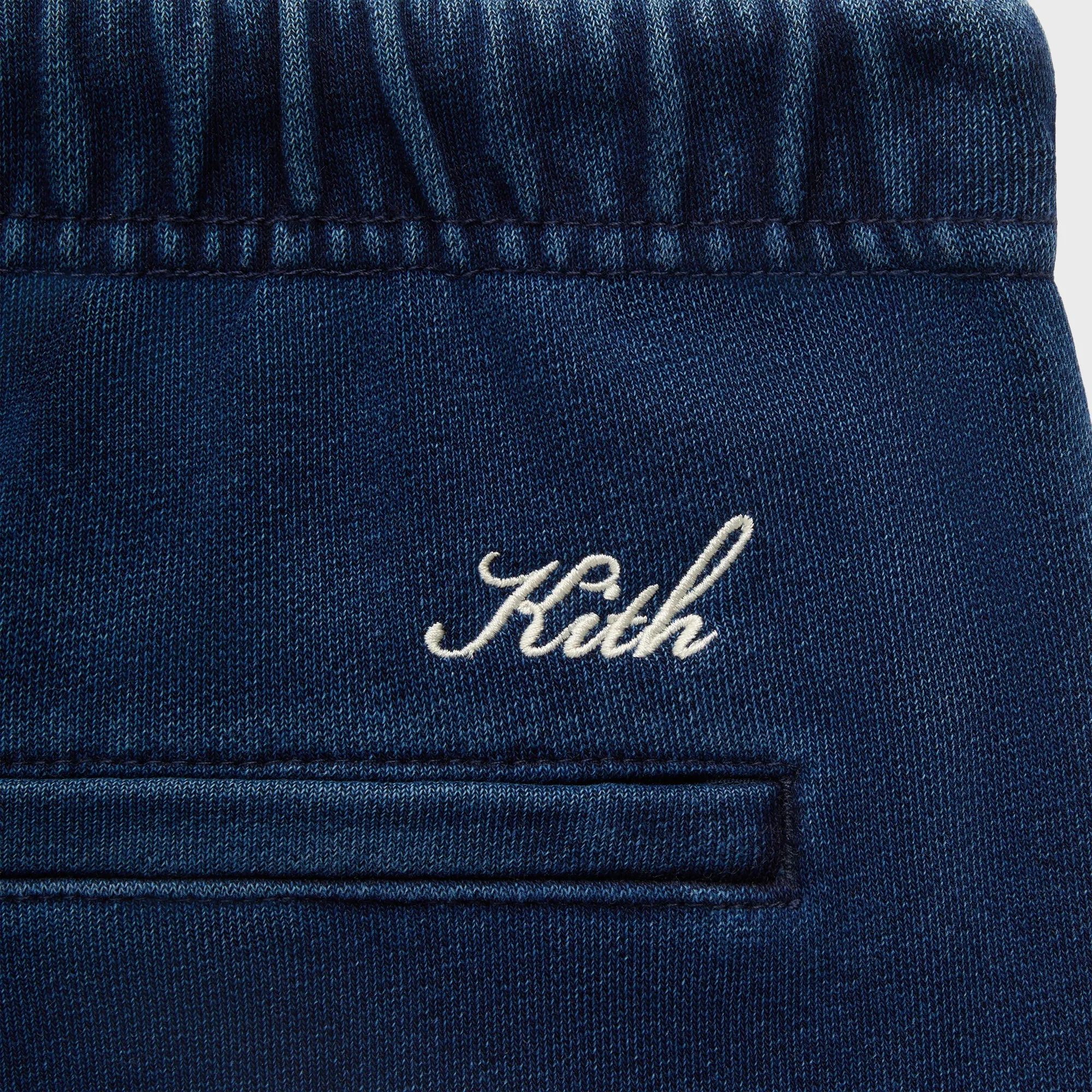 Kith Indigo Loopback Cargo Nelson Sweatpant - Dark Indigo sold by Kith product image thumbnail 4