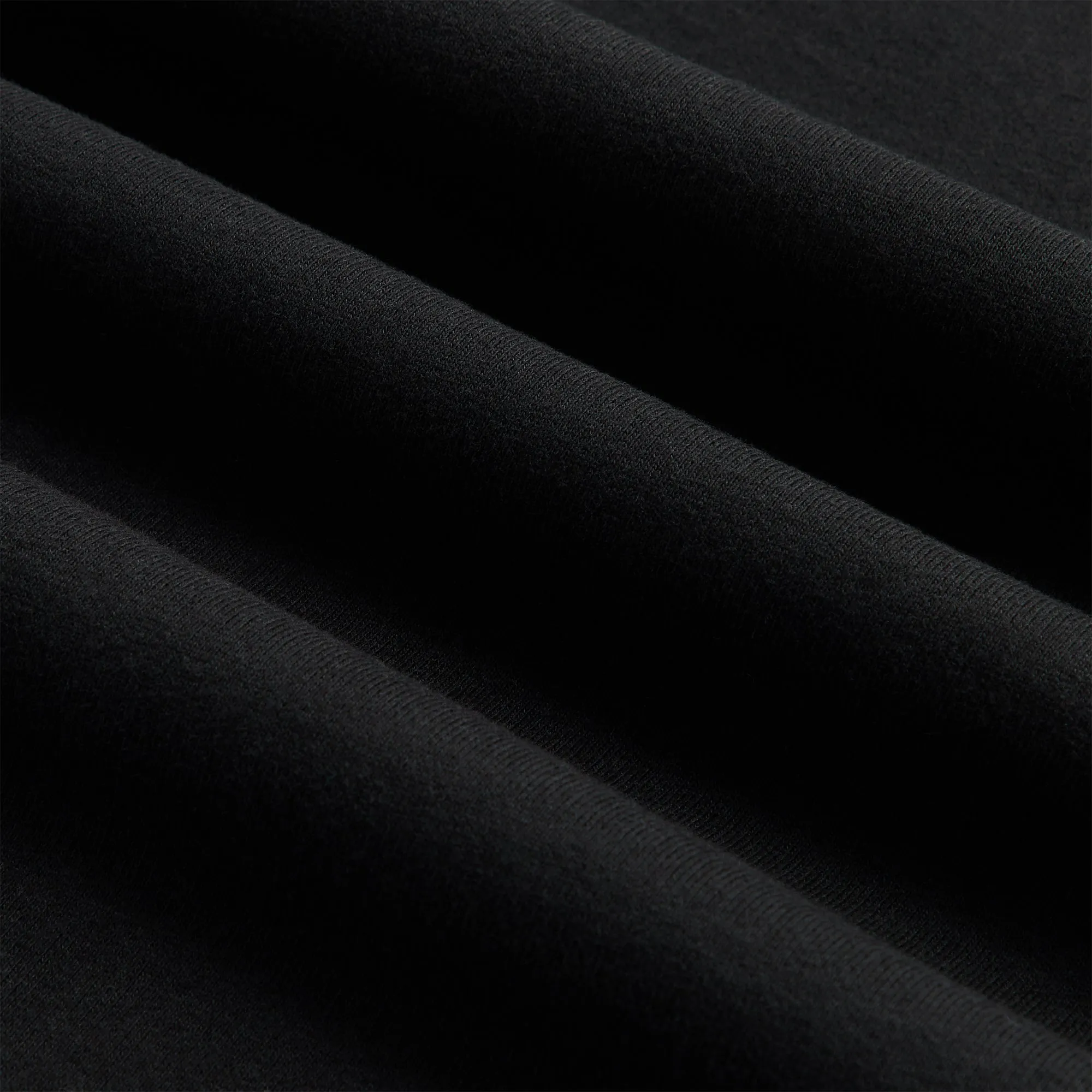 Kith Rib Neck Cropped Camden Hoodie - Black sold by Kith product image thumbnail 4