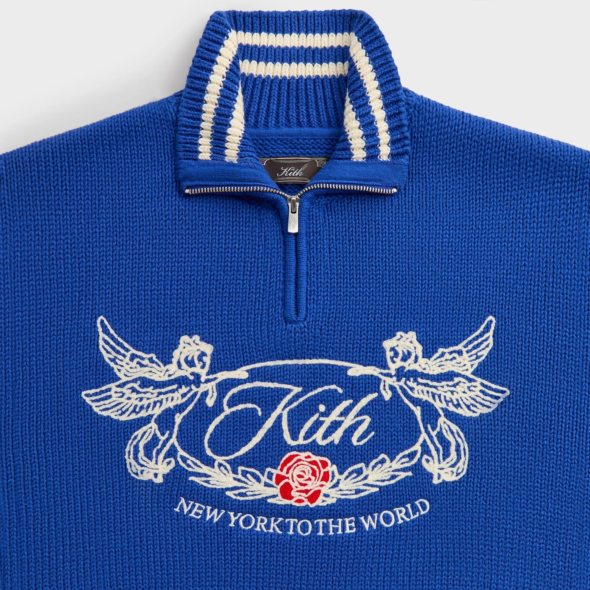 Kith Quarter Zip Wyona Sweater - Cyclone sold by Kith product image thumbnail 4
