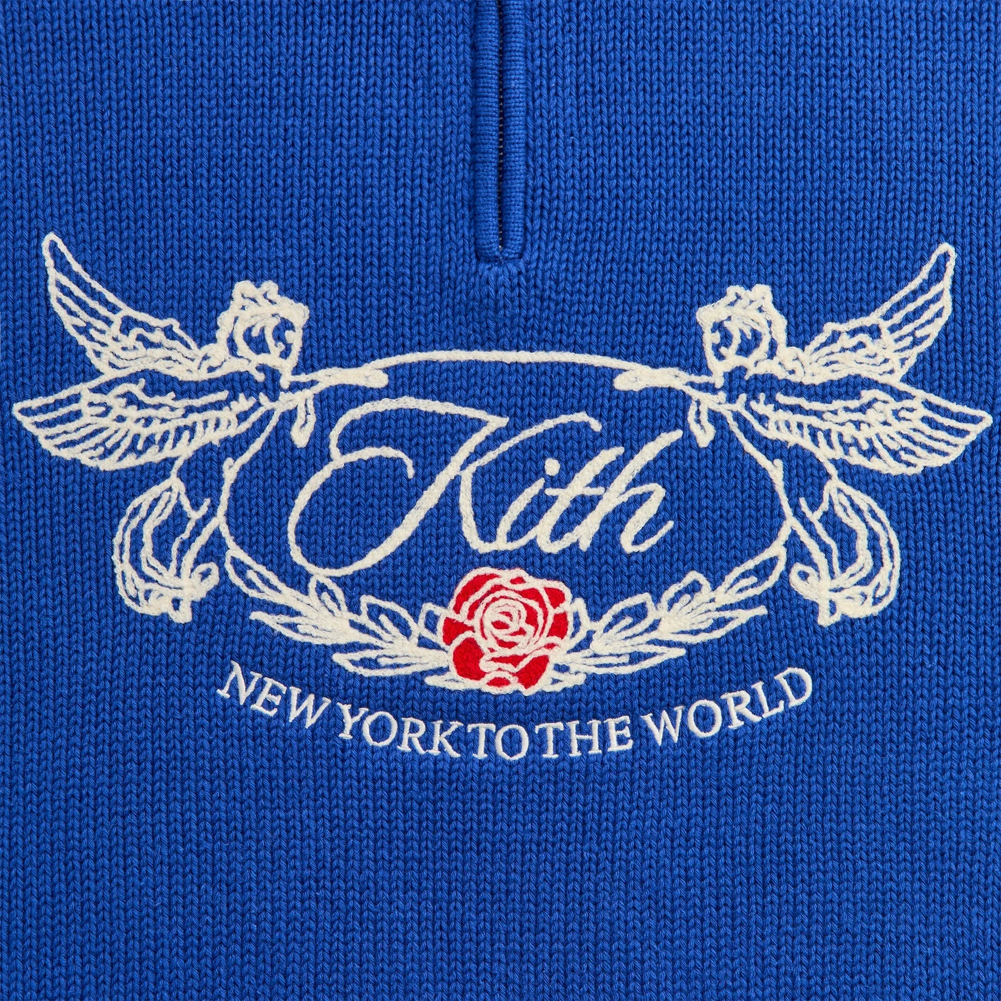 Kith Quarter Zip Wyona Sweater - Cyclone sold by Kith product image thumbnail 5