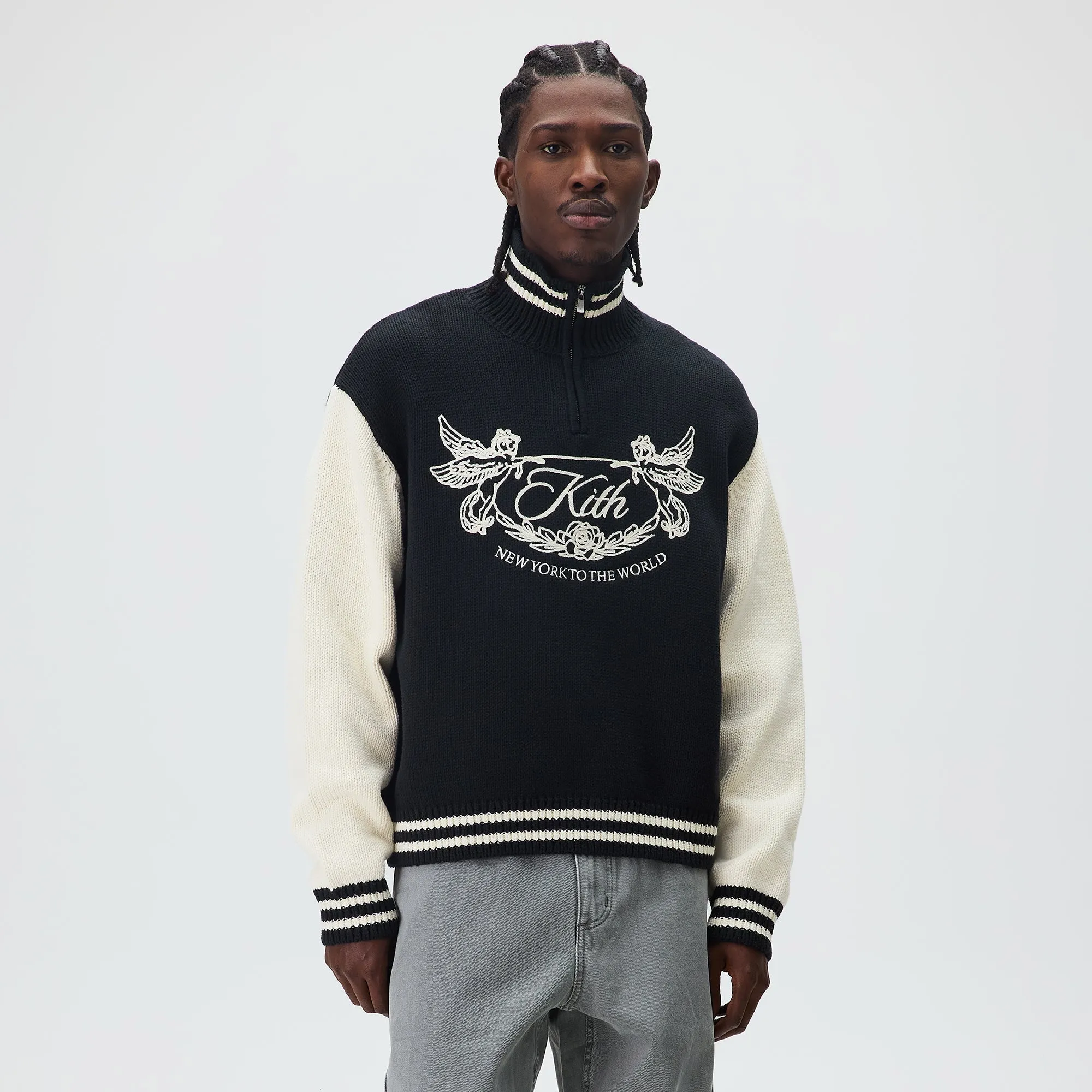 Kith Quarter Zip Wyona Sweater - Ink sold by Kith product image thumbnail 2