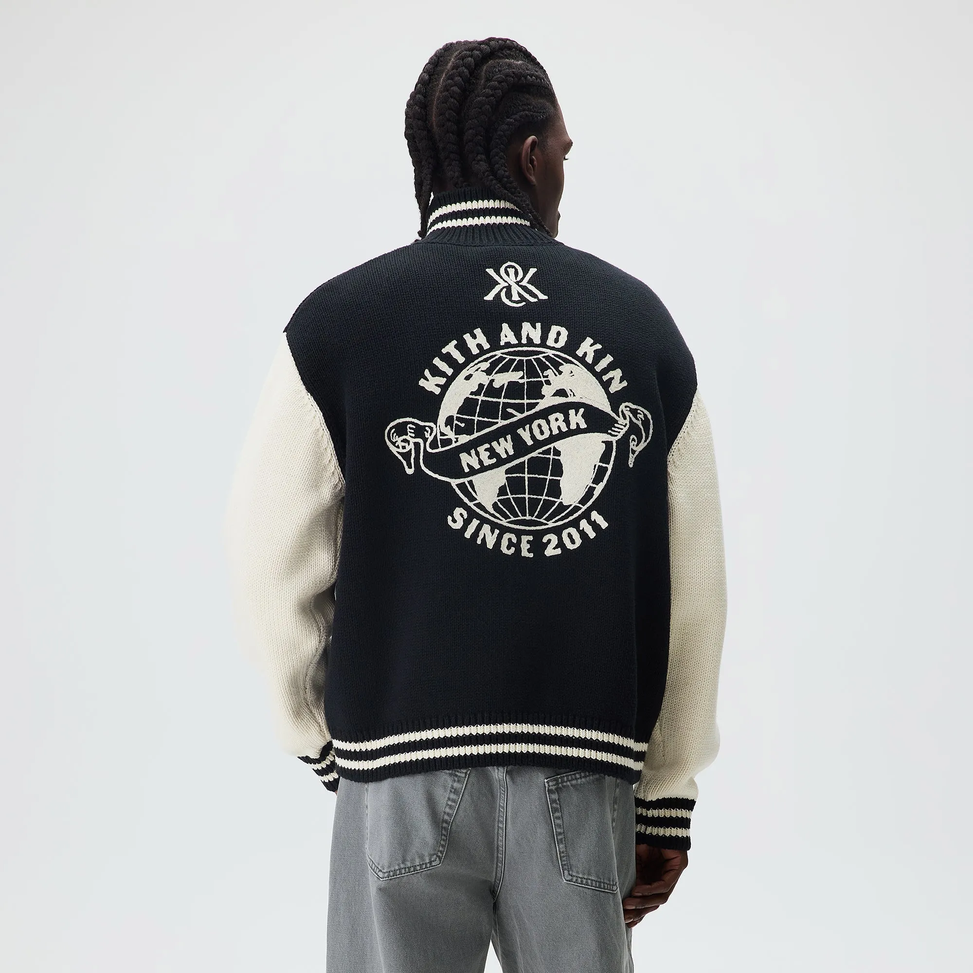 Kith Quarter Zip Wyona Sweater - Ink sold by Kith product image thumbnail 3