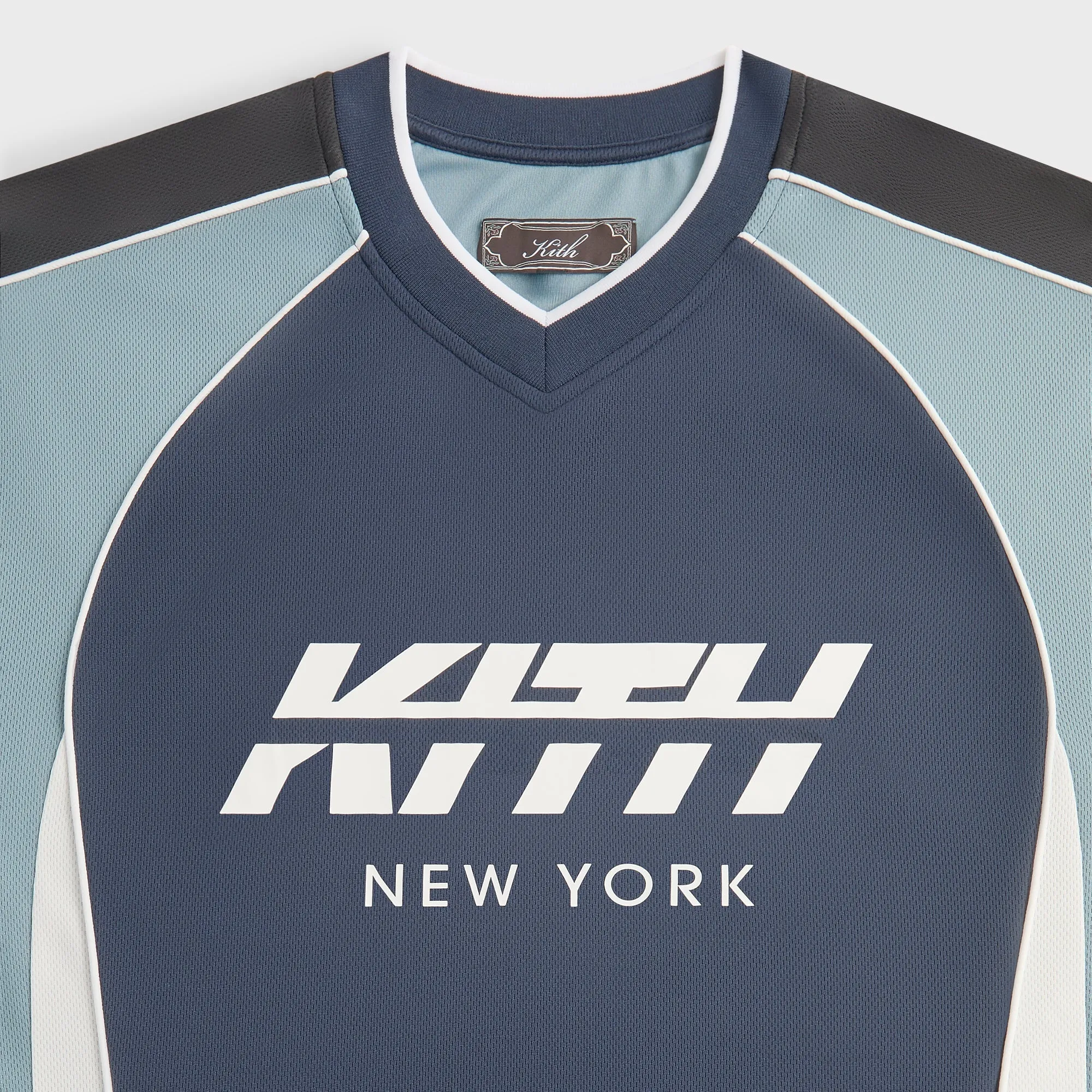 Kith Malik Long Sleeve Mesh Jersey - Nocturnal sold by Kith product image thumbnail 4