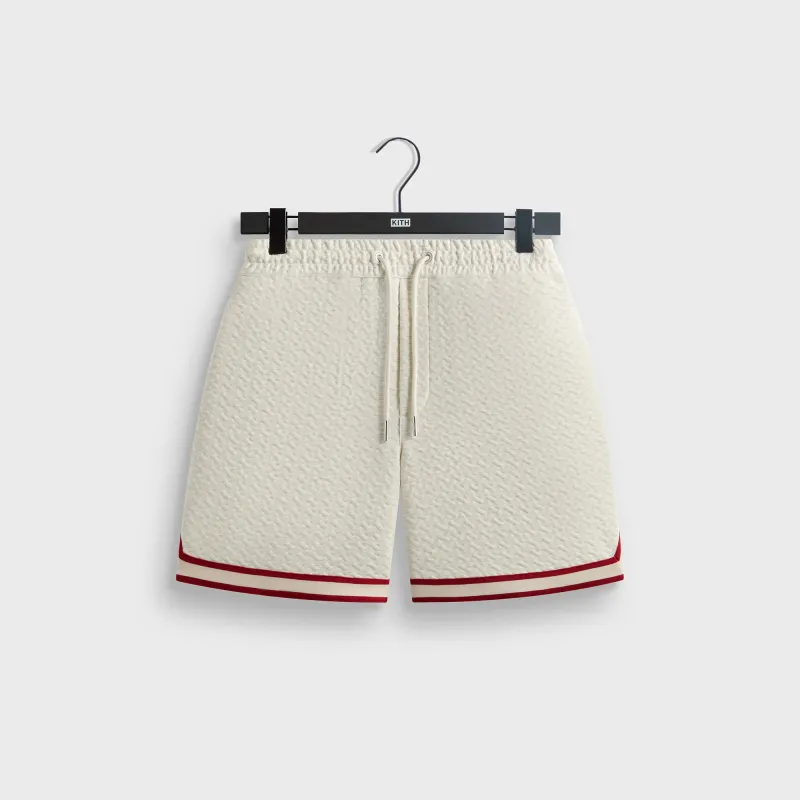 Kith Tessellation Interlock Curtis Short - Light Heather Grey made by Kith