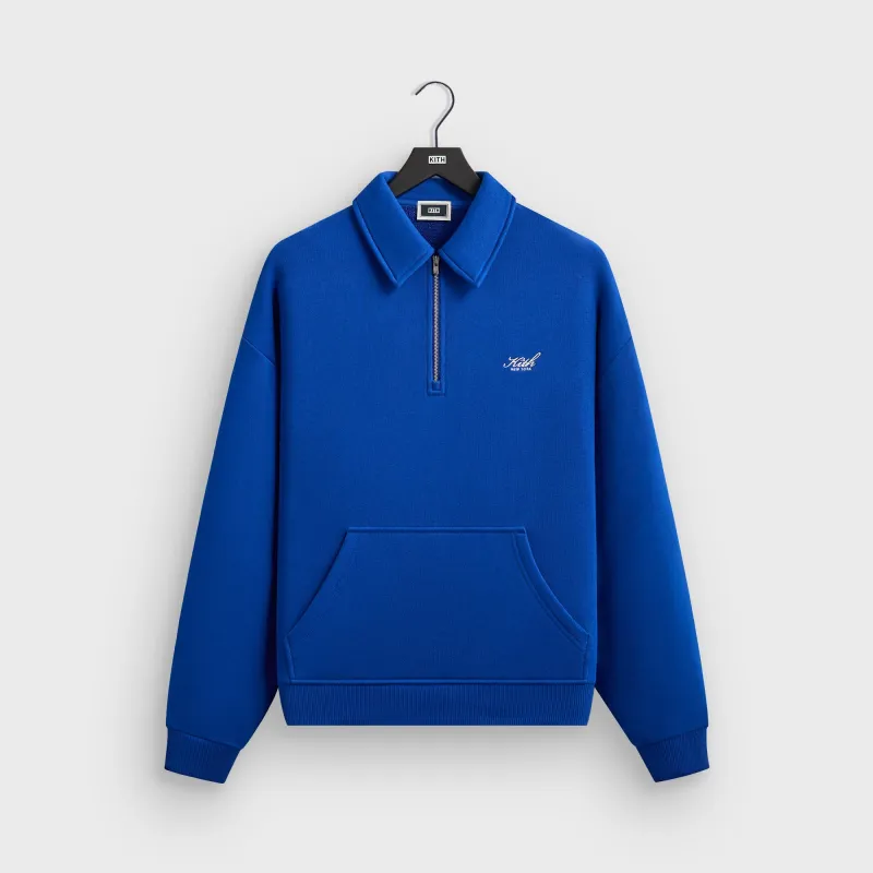 Kith Quarter Zip Popover Sweatshirt - Cyclone sold by Kith