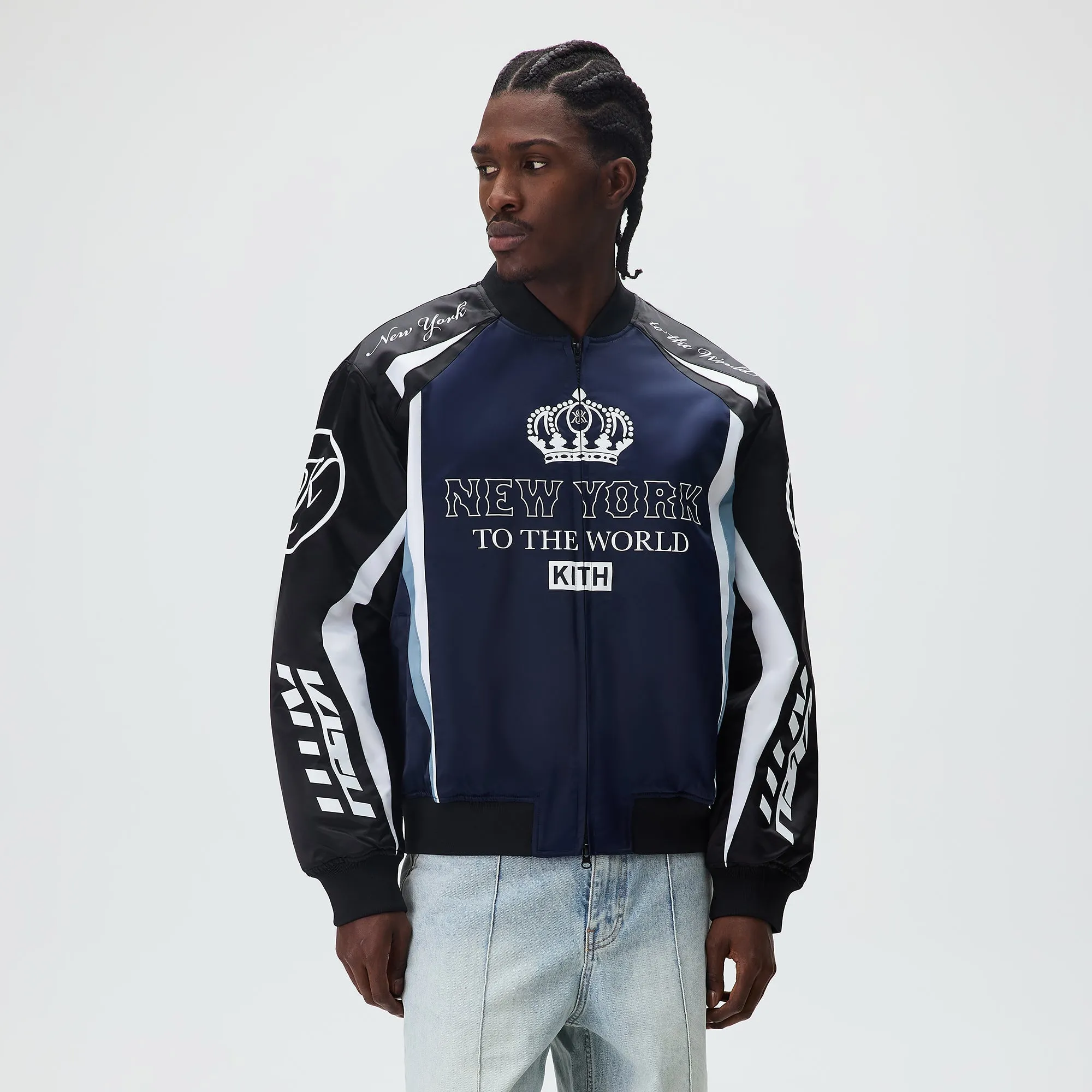 Kith Roy Racing Nylon Bomber Jacket - Nocturnal sold by Kith product image thumbnail 2