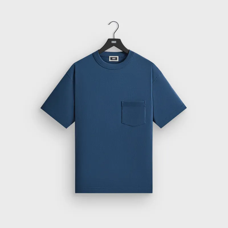 Kith Leonard Pocket Tee - Sea made by Kith