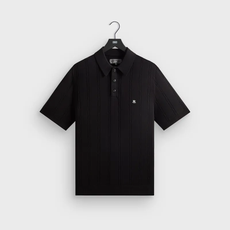 Kith Tilden Polo - Black sold by Kith
