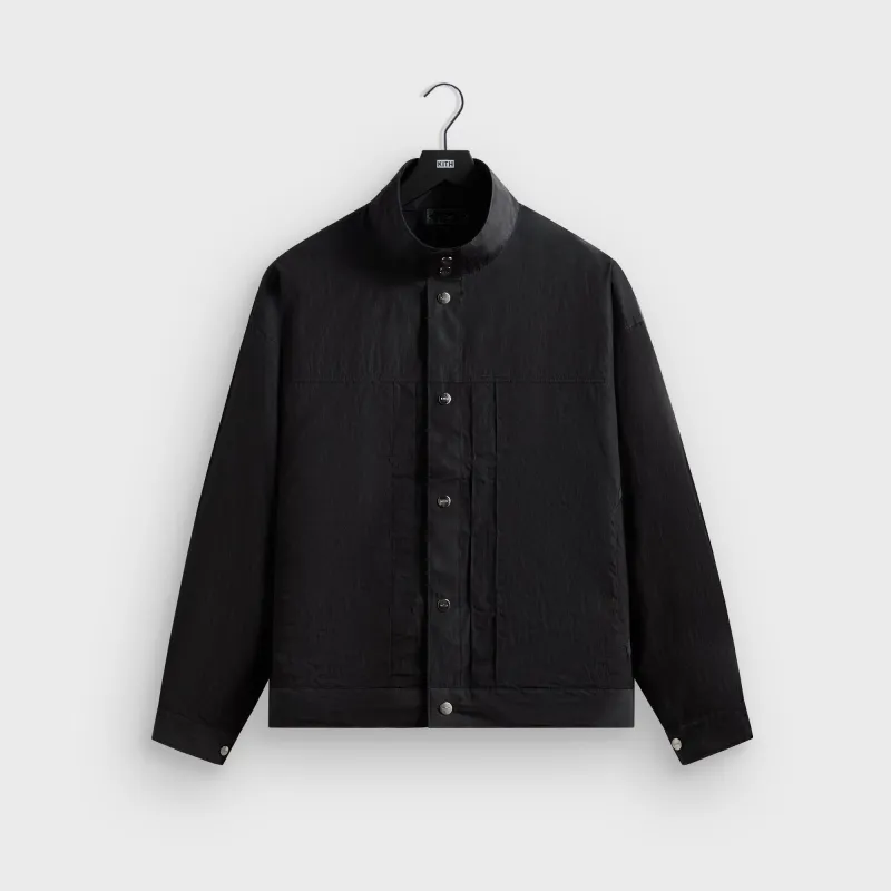 Kith Garment Dyed Wrinkle Nylon Alonzo Tech Jacket - Thunder made by Kith