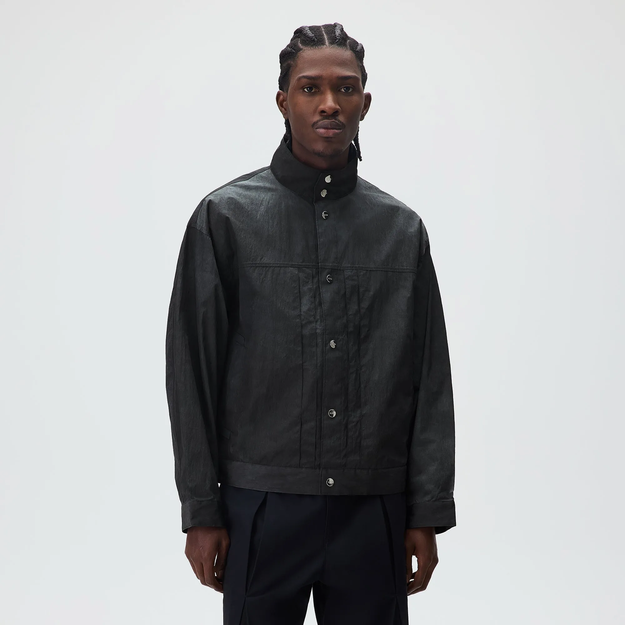 Kith Garment Dyed Wrinkle Nylon Alonzo Tech Jacket - Thunder sold by Kith product image thumbnail 2