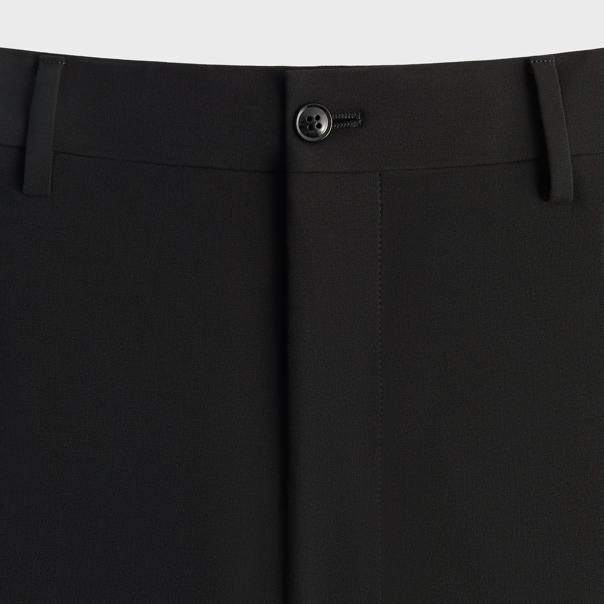 Giorgio Armani & Kith &Kin Milano Crepe Flat Front Trouser - Black sold by Kith product image thumbnail 4