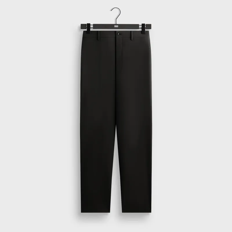Giorgio Armani & Kith &Kin Milano Crepe Flat Front Trouser - Black sold by Kith