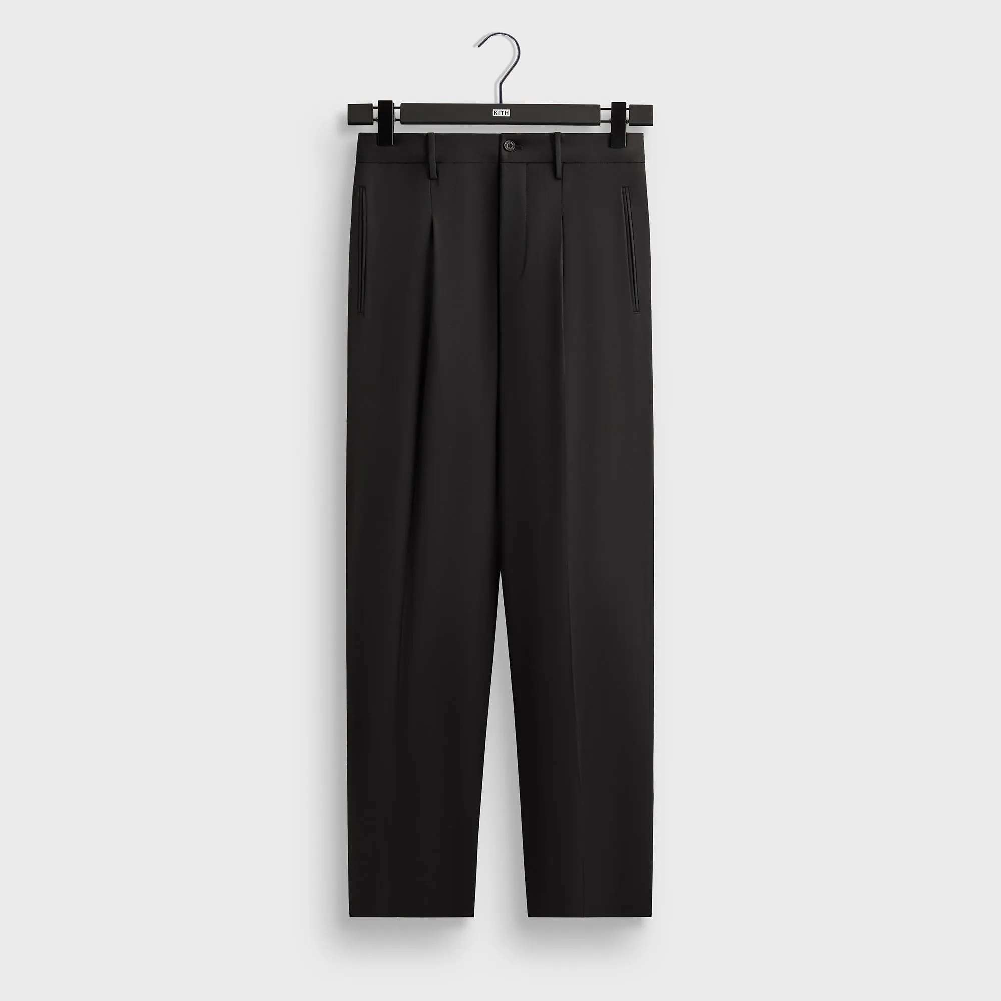 &Kin for Kith Origins Tropical Wool Han Trouser - Black sold by Kith