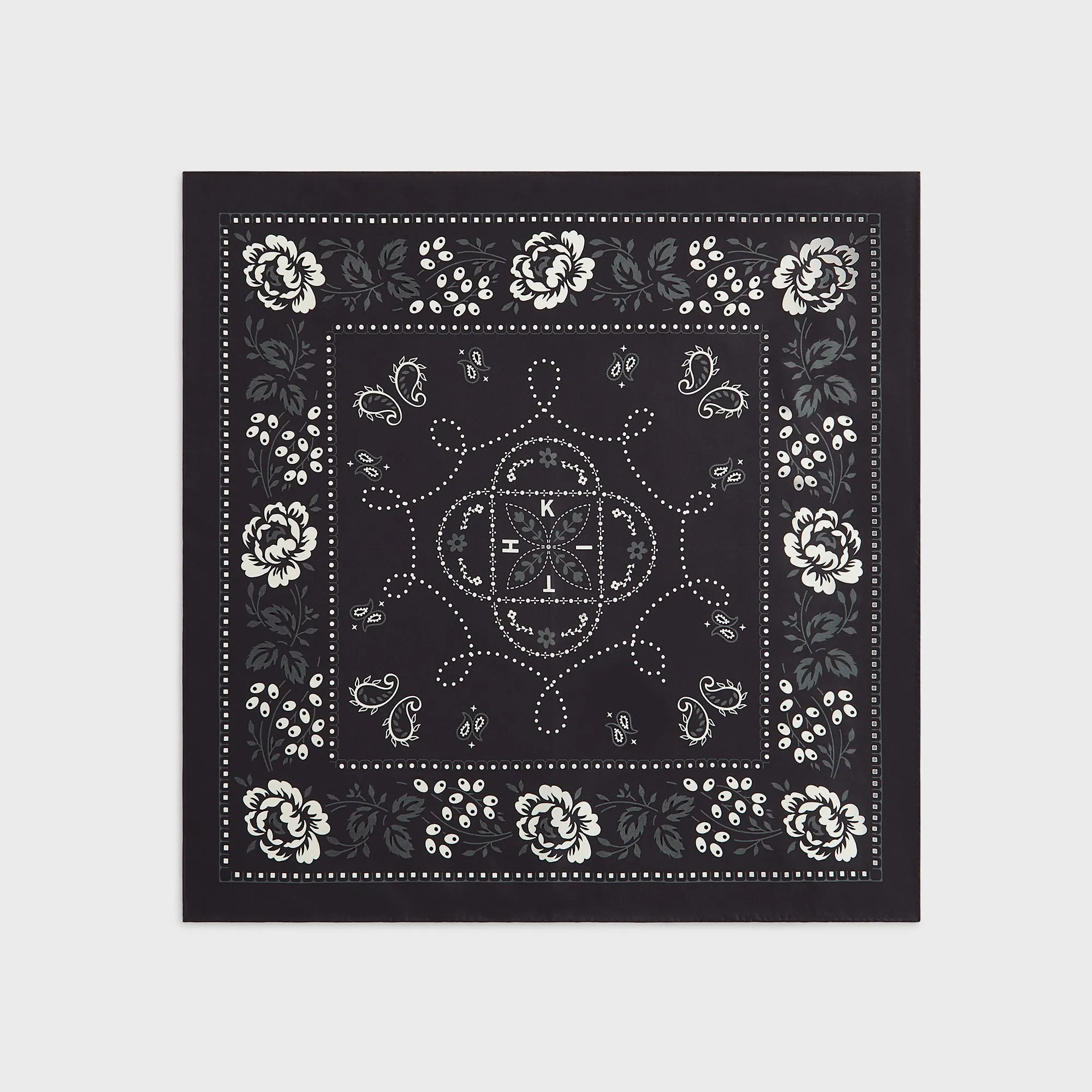 Kith Silk Bandana - Black sold by Kith product image thumbnail 2