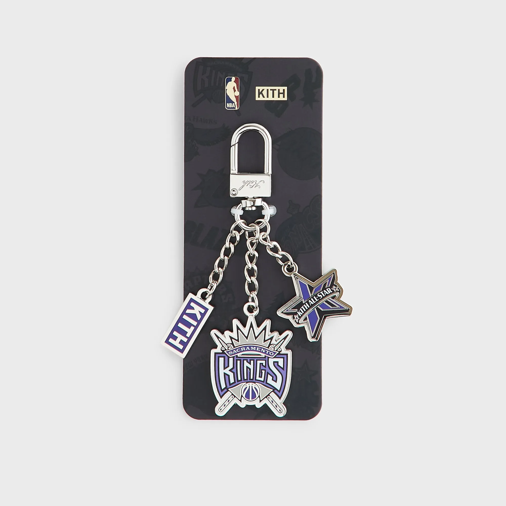 Kith for NBA All-Star Sacramento Kings Keychain - Silver sold by Kith product image thumbnail 4