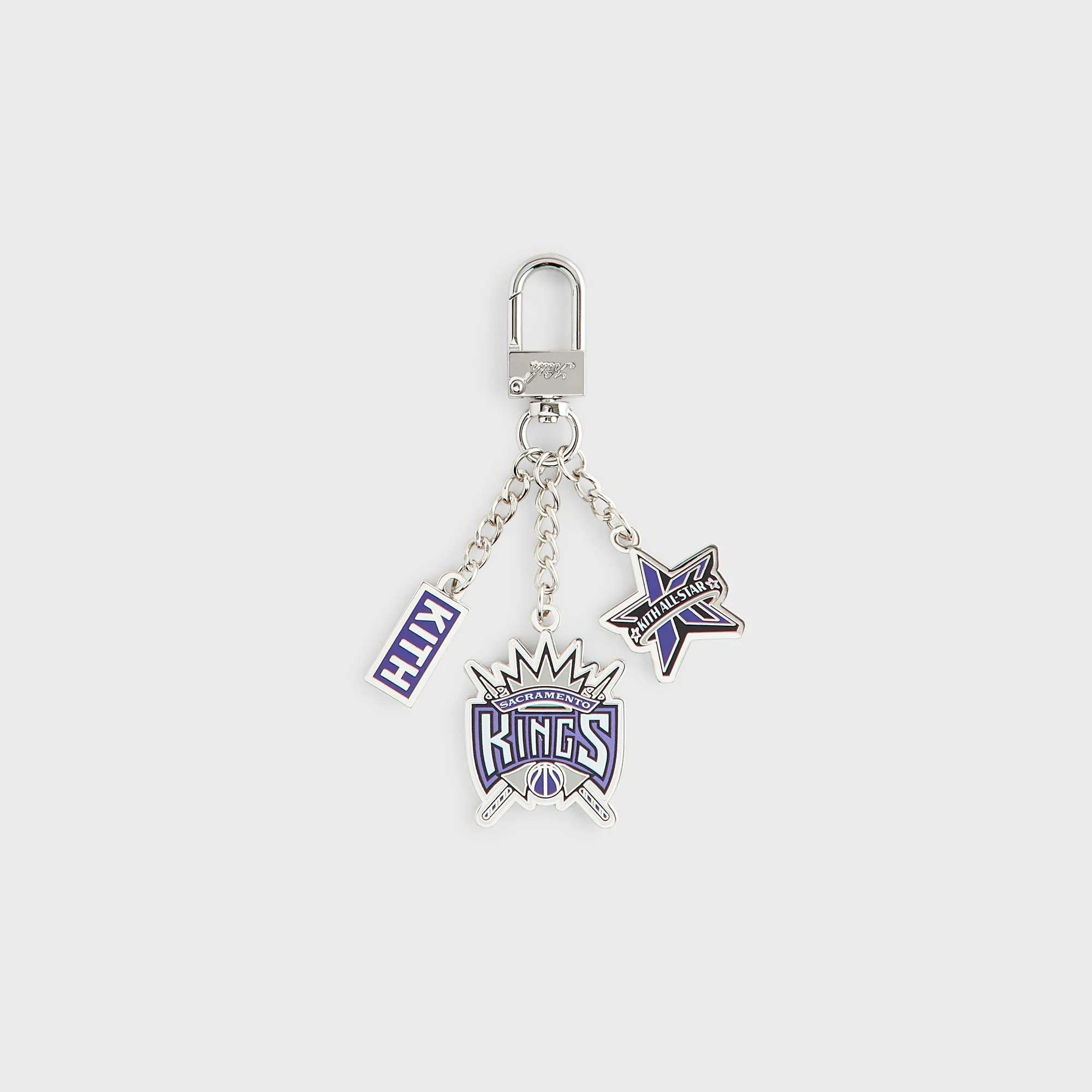 Kith for NBA All-Star Sacramento Kings Keychain - Silver sold by Kith