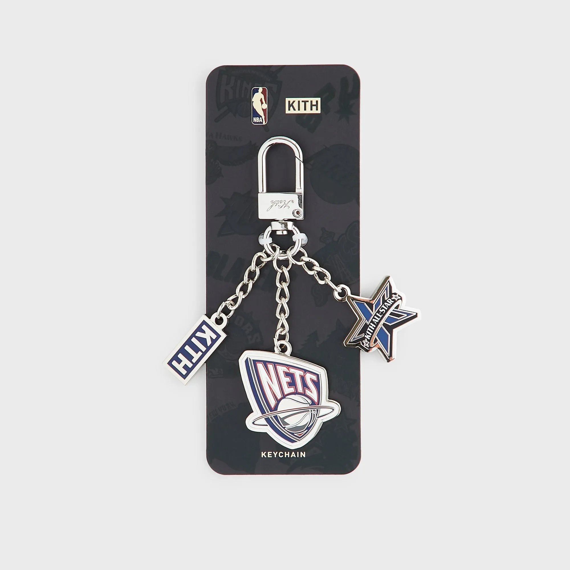 Kith for NBA All-Star New Jersey Nets Keychain - Silver sold by Kith product image thumbnail 4