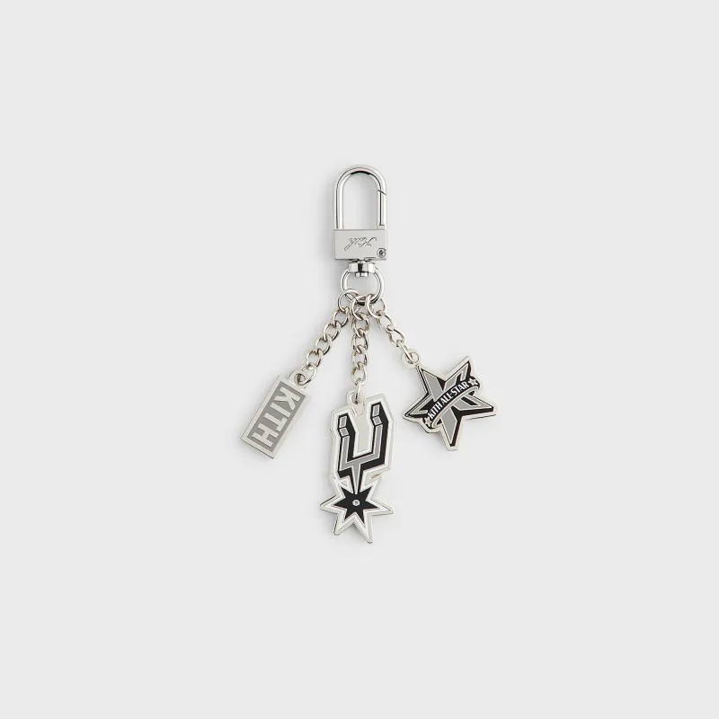 Kith for NBA All-Star San Antonio Spurs Keychain - Silver sold by Kith