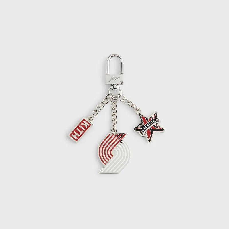 Kith for NBA All-Star Portland Trail Blazers Keychain - Silver sold by Kith