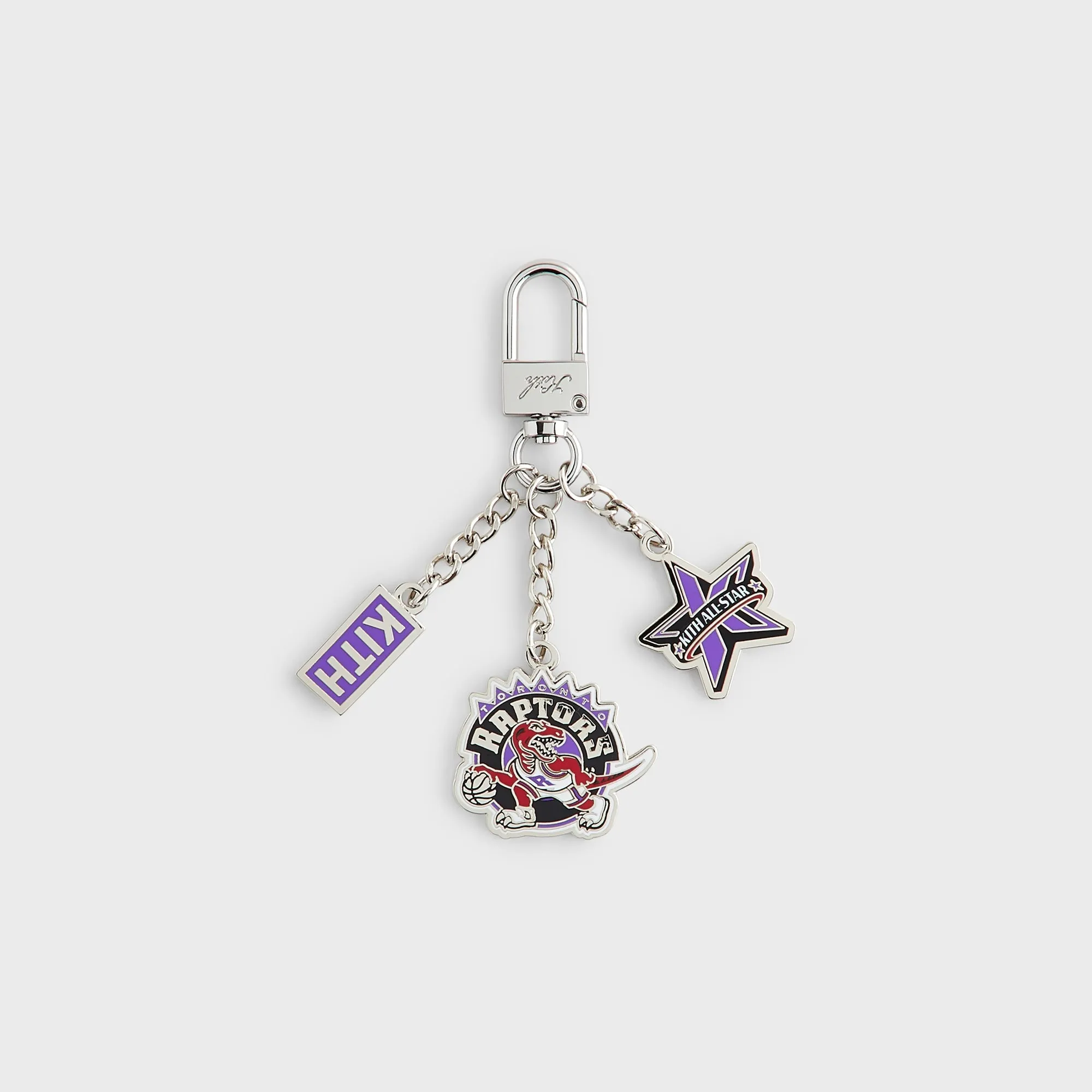 Kith for NBA All-Star Toronto Raptors Keychain - Silver sold by Kith