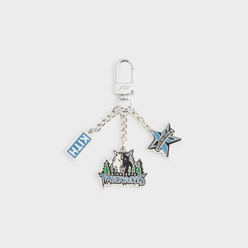 Kith for NBA All-Star Minnesota Timberwolves Keychain - Silver sold by Kith