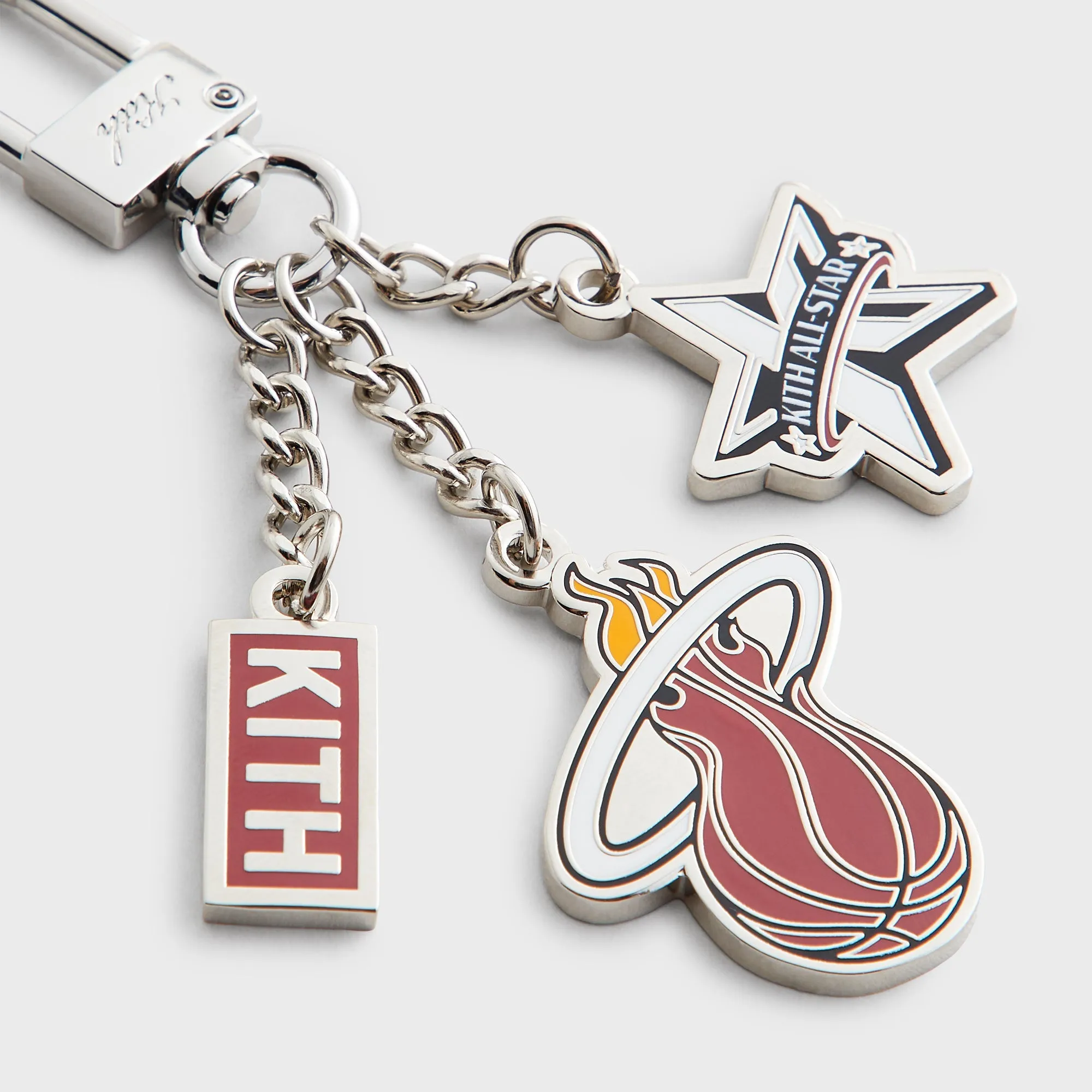 Kith for NBA All-Star Miami Heat Keychain - Silver sold by Kith product image thumbnail 3