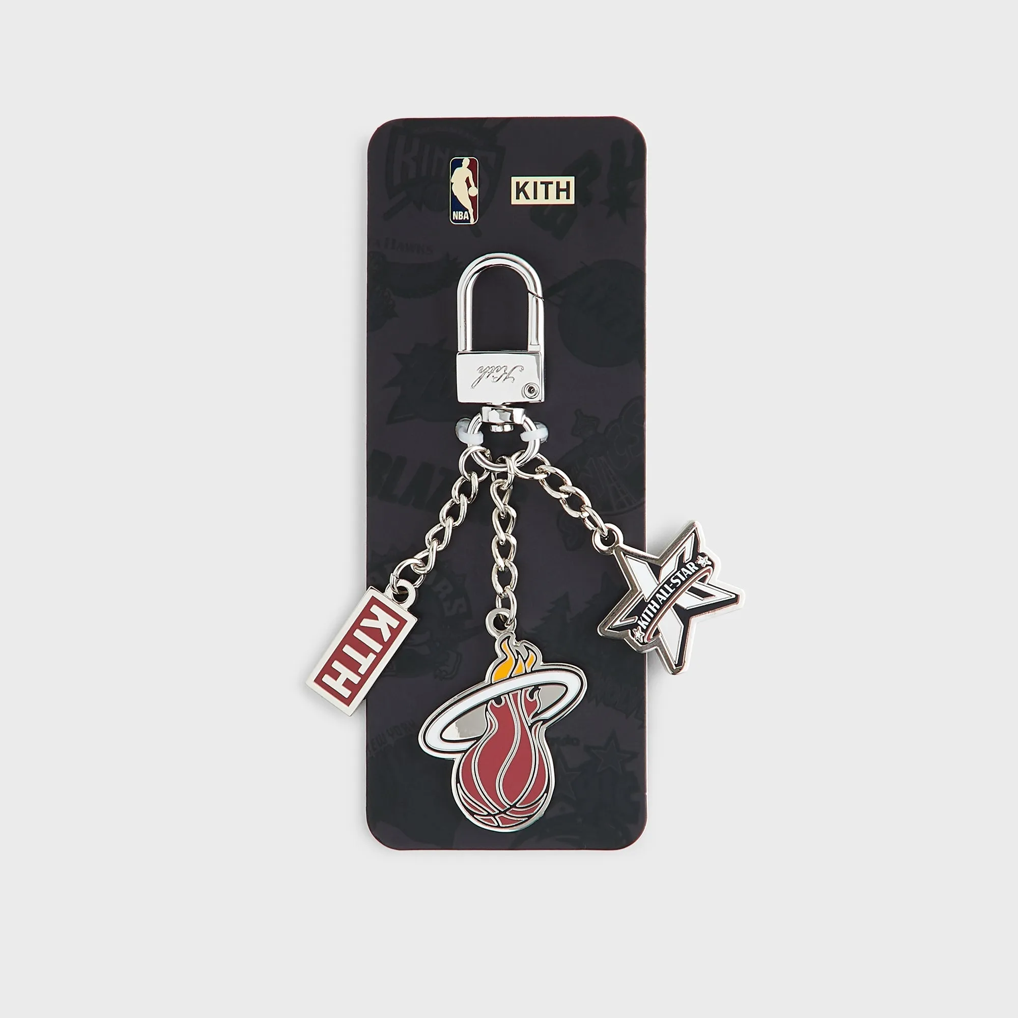 Kith for NBA All-Star Miami Heat Keychain - Silver sold by Kith product image thumbnail 4