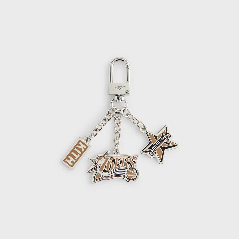 Kith for NBA All-Star Philadelphia 76ers Keychain - Silver sold by Kith