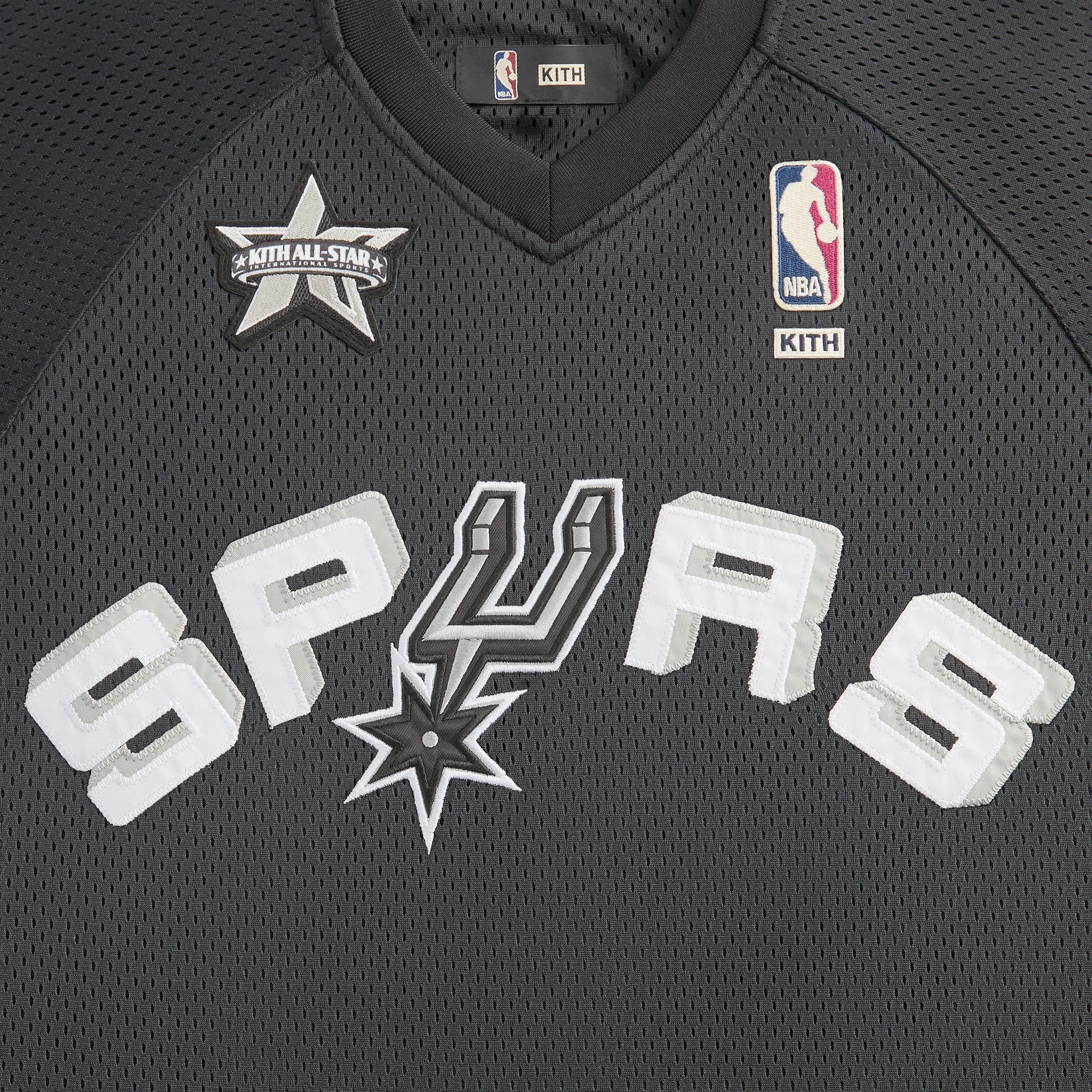 Kith for NBA All-Star San Antonio Spurs Samuel Shirt - Black sold by Kith product image thumbnail 5