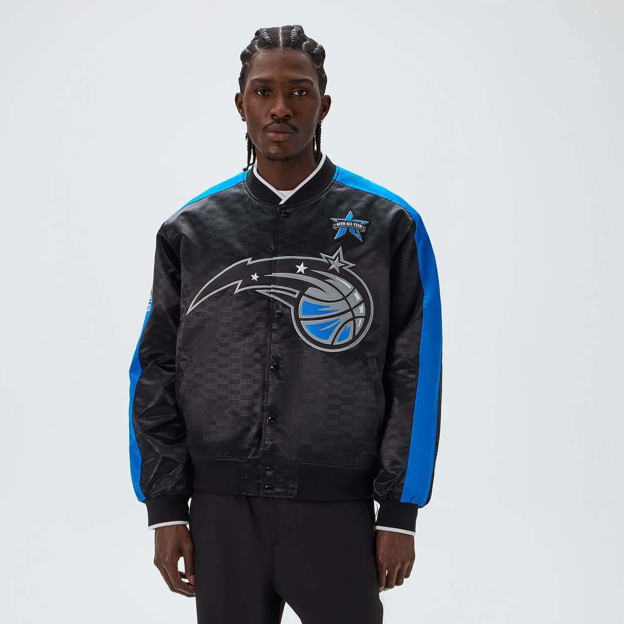 Kith for NBA All-Star Orlando Magic Bomber Jacket - Black sold by Kith product image thumbnail 2