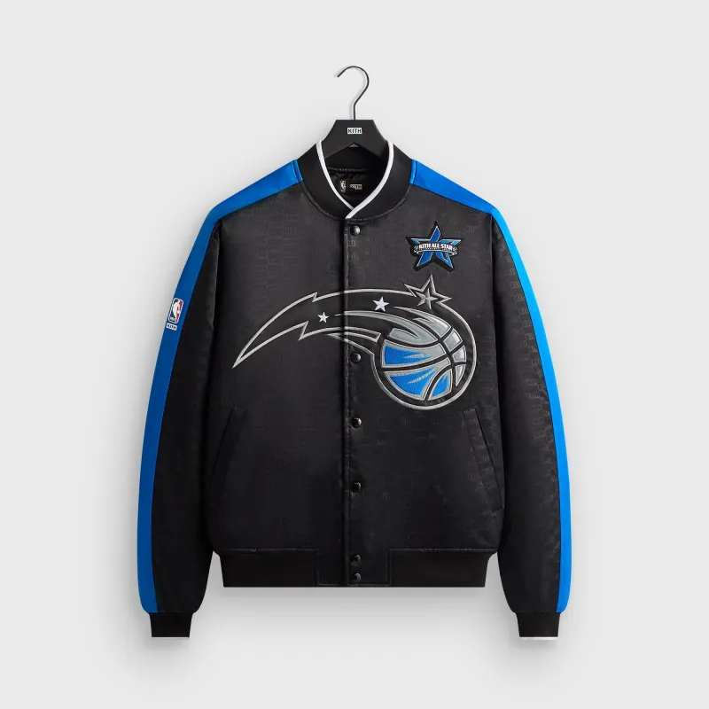 Kith for NBA All-Star Orlando Magic Bomber Jacket - Black sold by Kith