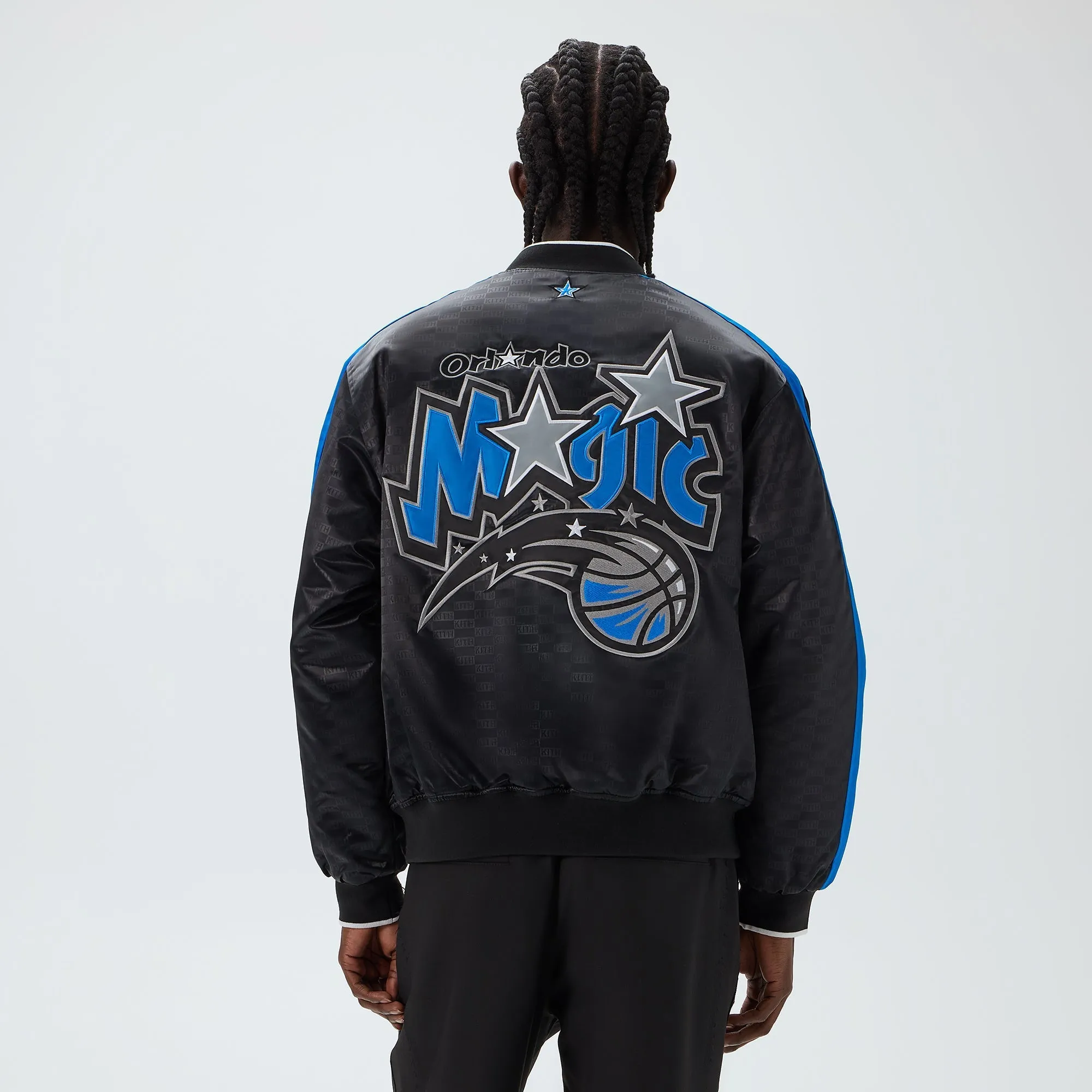 Kith for NBA All-Star Orlando Magic Bomber Jacket - Black sold by Kith product image thumbnail 3