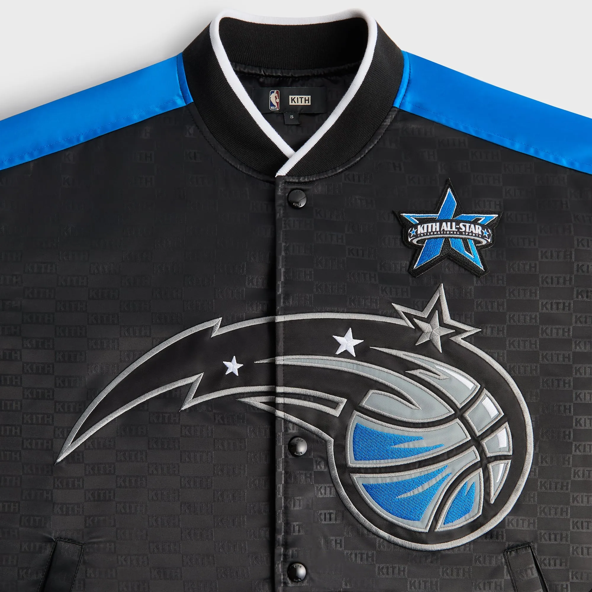Kith for NBA All-Star Orlando Magic Bomber Jacket - Black sold by Kith product image thumbnail 5