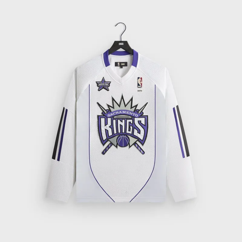 Kith for NBA All-Star Sacramento Kings Samuel Shirt - White sold by Kith