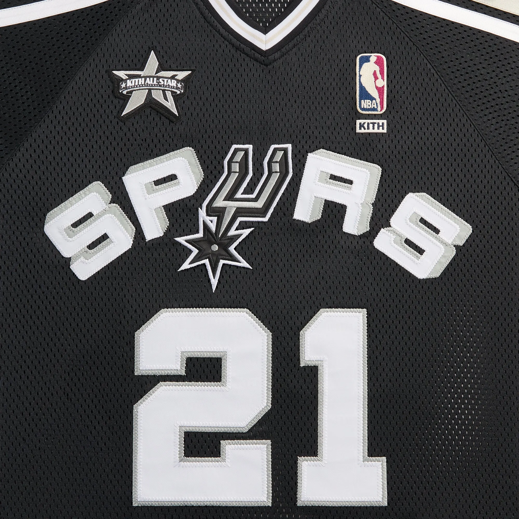 Kith for NBA All-Star San Antonio Spurs Leon Shirt - Black sold by Kith product image thumbnail 5