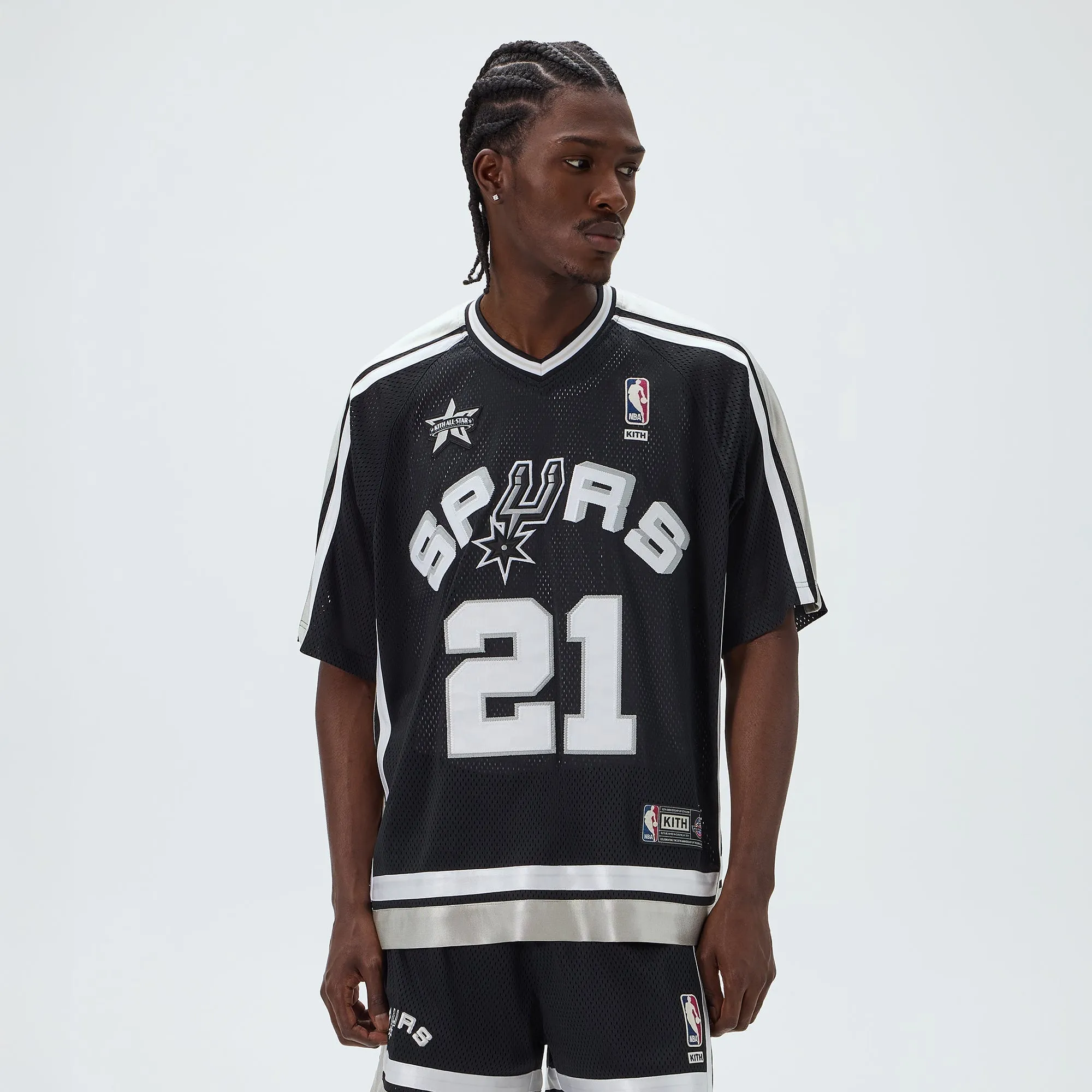 Kith for NBA All-Star San Antonio Spurs Leon Shirt - Black sold by Kith product image thumbnail 2