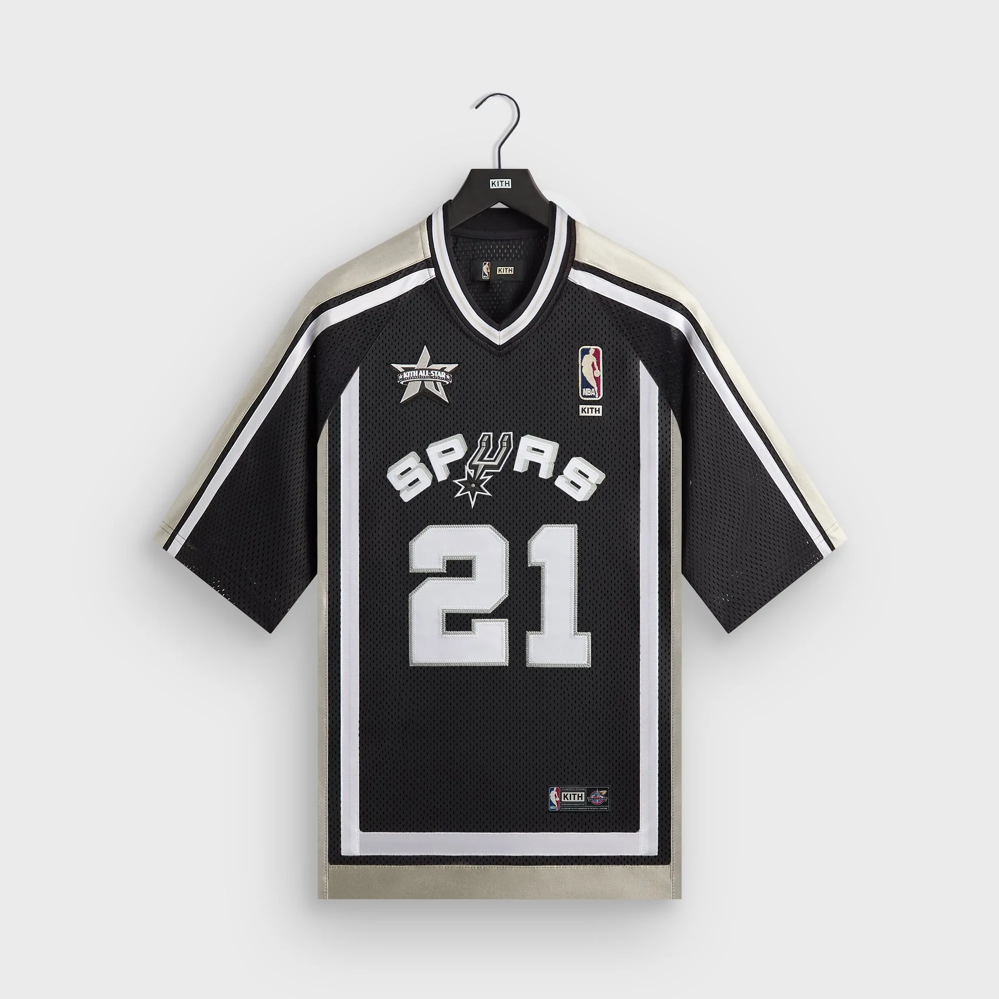 Kith for NBA All-Star San Antonio Spurs Leon Shirt - Black sold by Kith