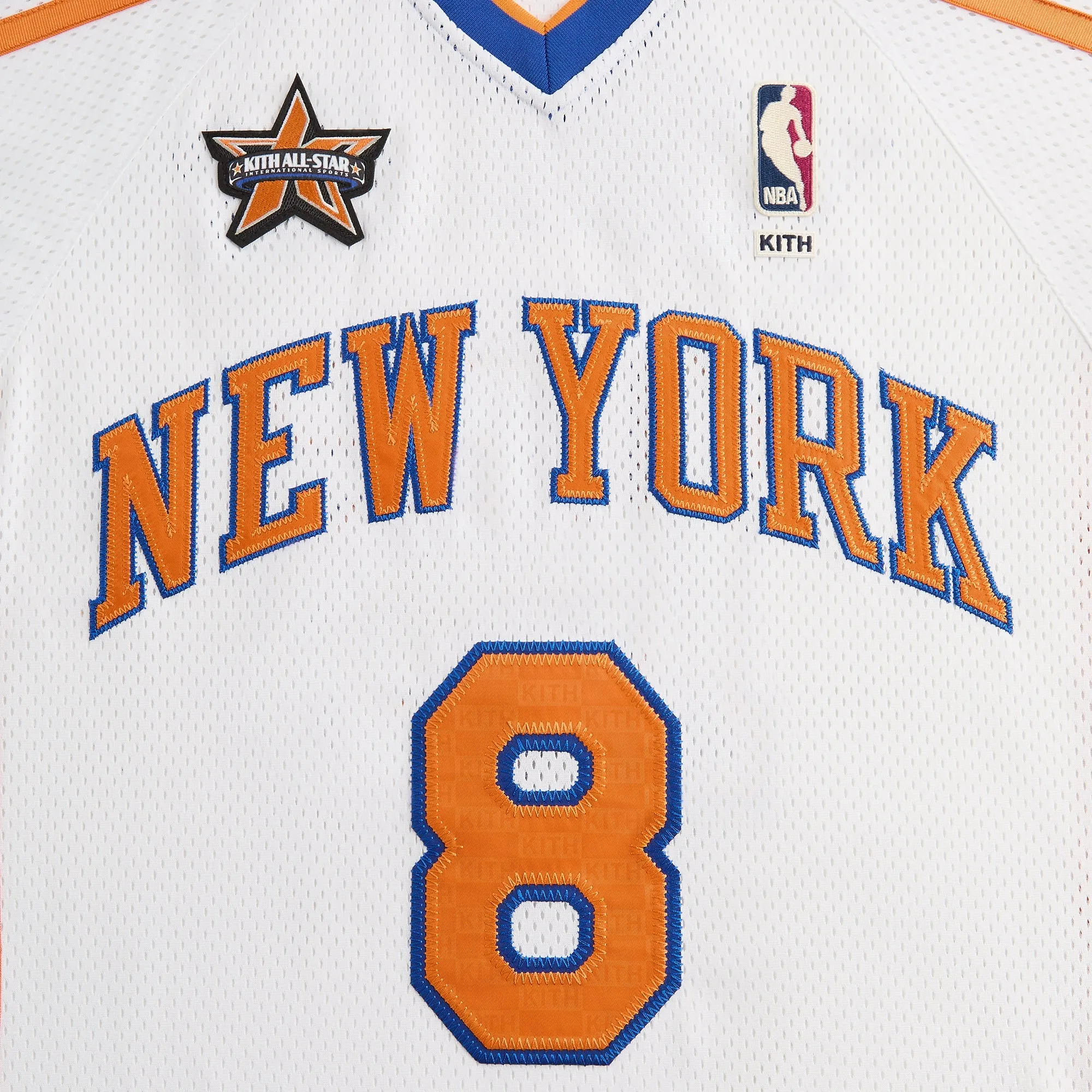 Kith for NBA All-Star New York Knicks Leon Shirt - White sold by Kith product image thumbnail 5