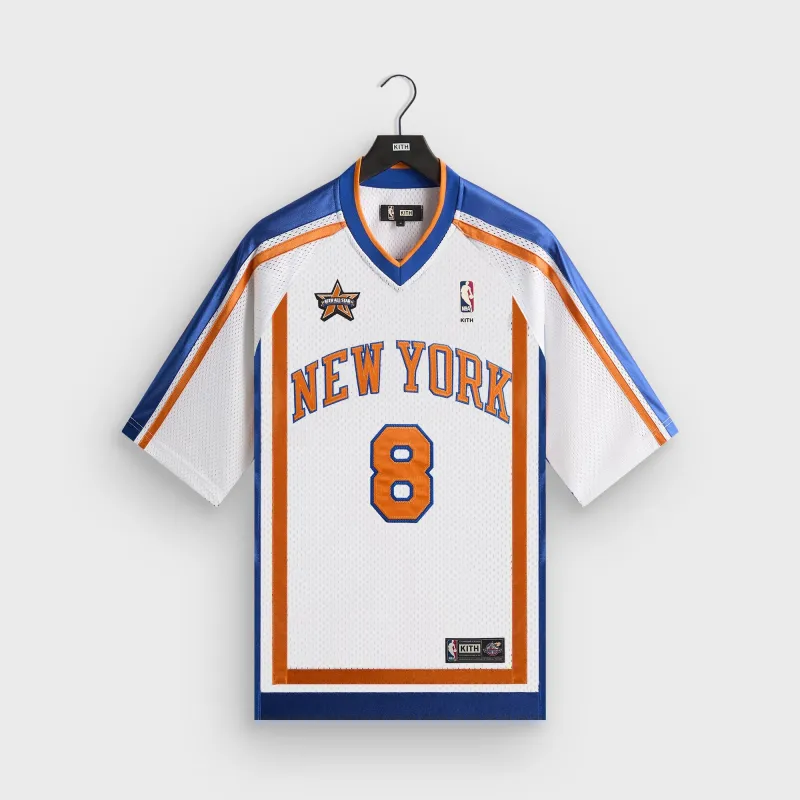 Kith for NBA All-Star New York Knicks Leon Shirt - White sold by Kith